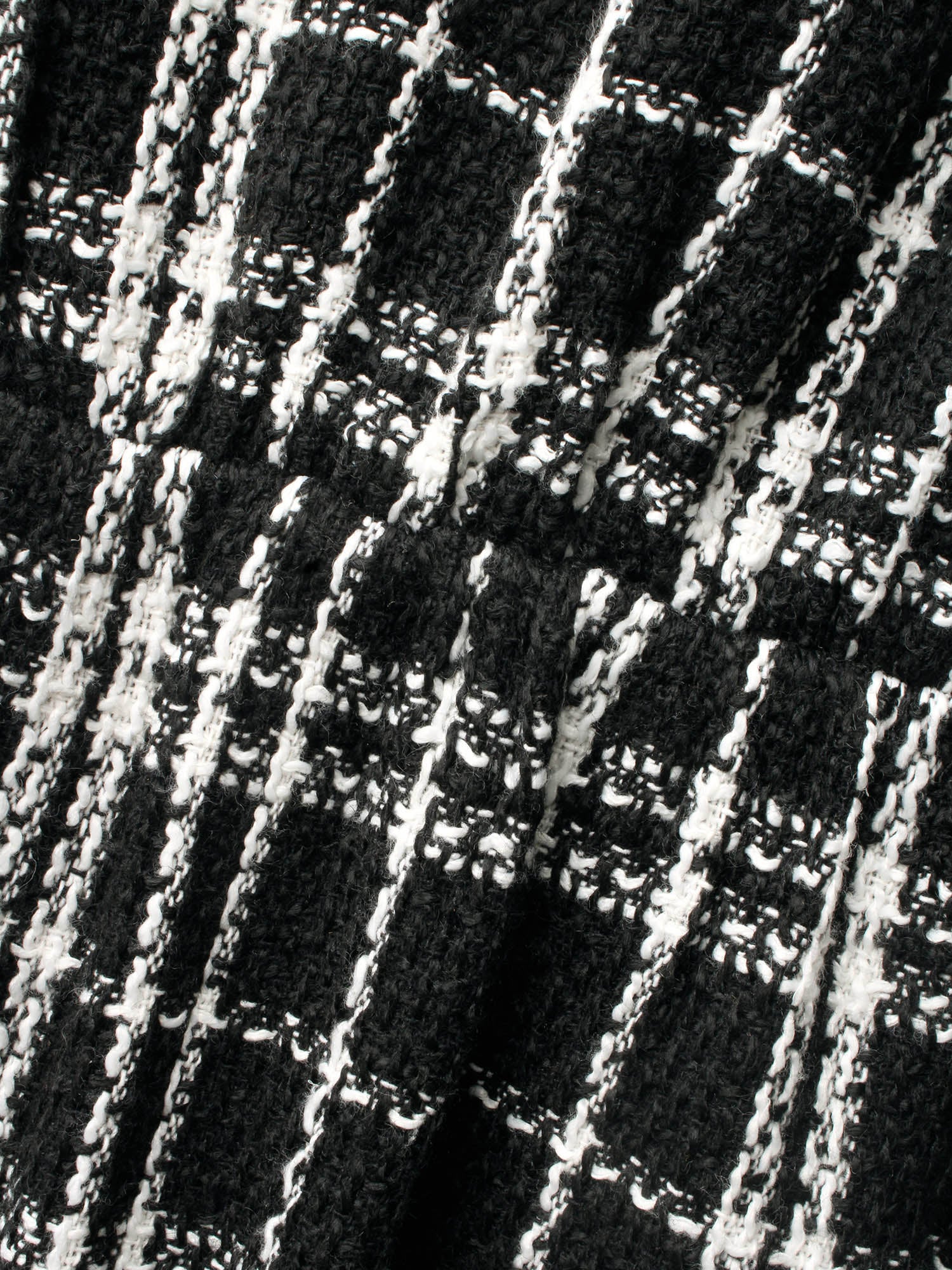 Tweed Elastic Waist Overall Dress - Image 6