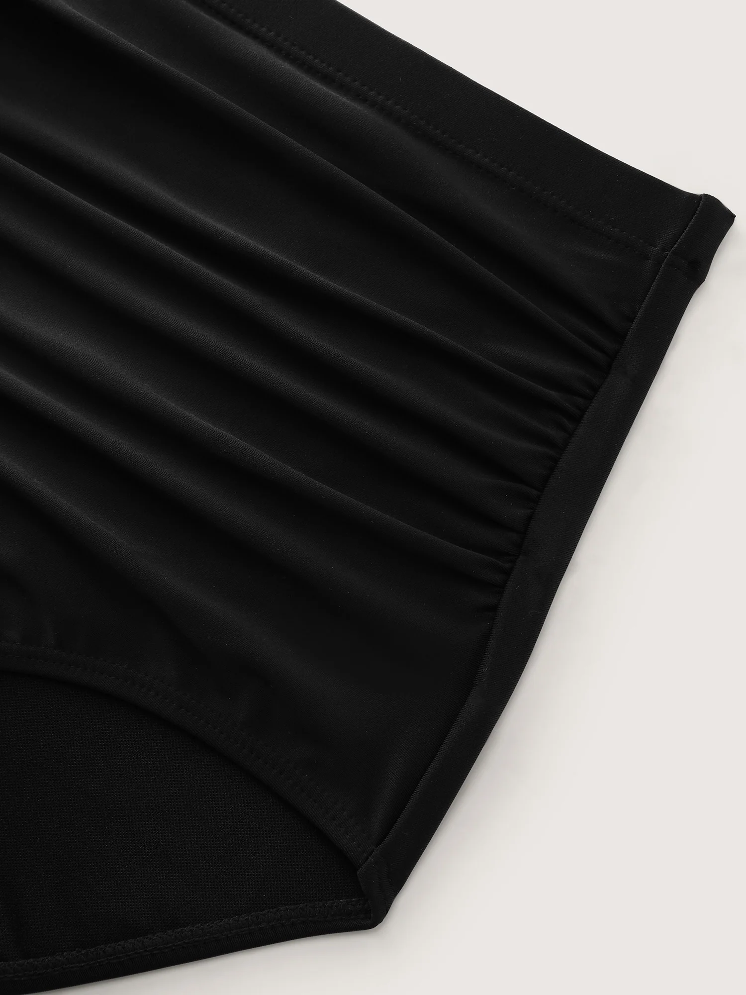 Twist Front Eyelet Trim Hem Swim Dress - Image 11