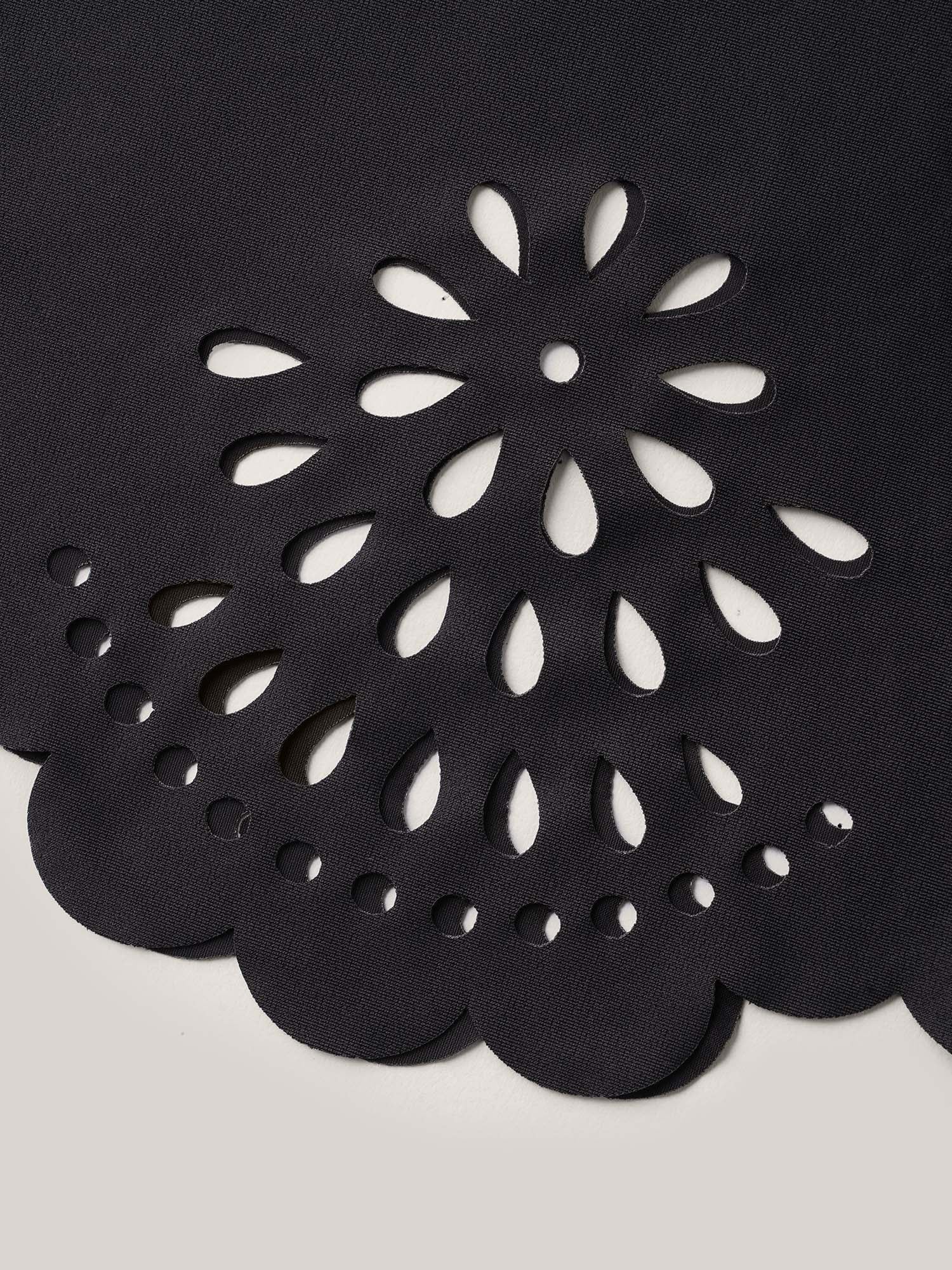 Twist Front Laser Cut Swim Dress - Image 10