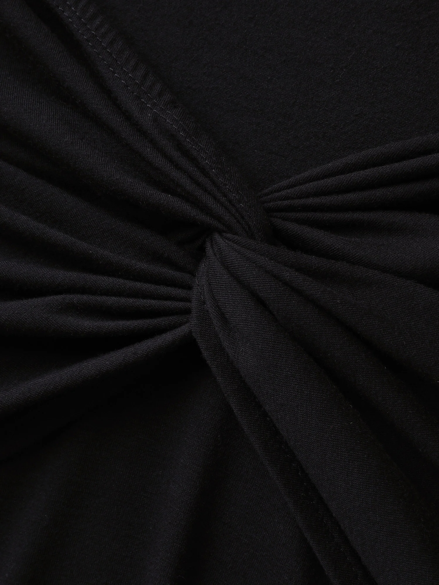 Twist Front Off-Shoulder Pockets Mini Dress - Image 5