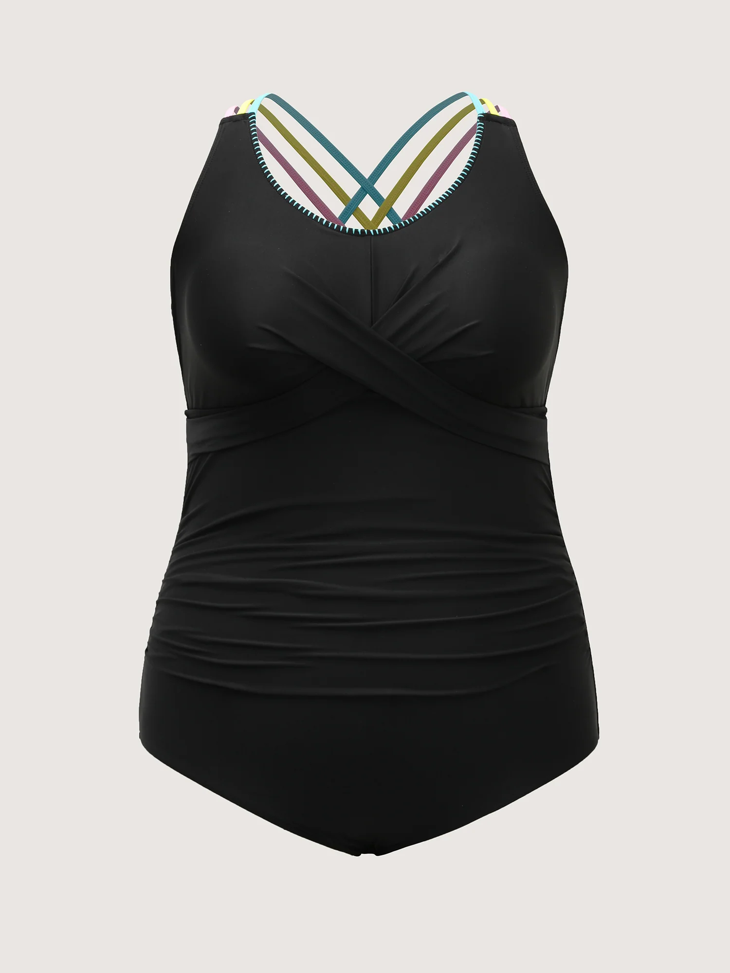 Twist Ruched Sculpted One-Piece Swimsuit - Image 7