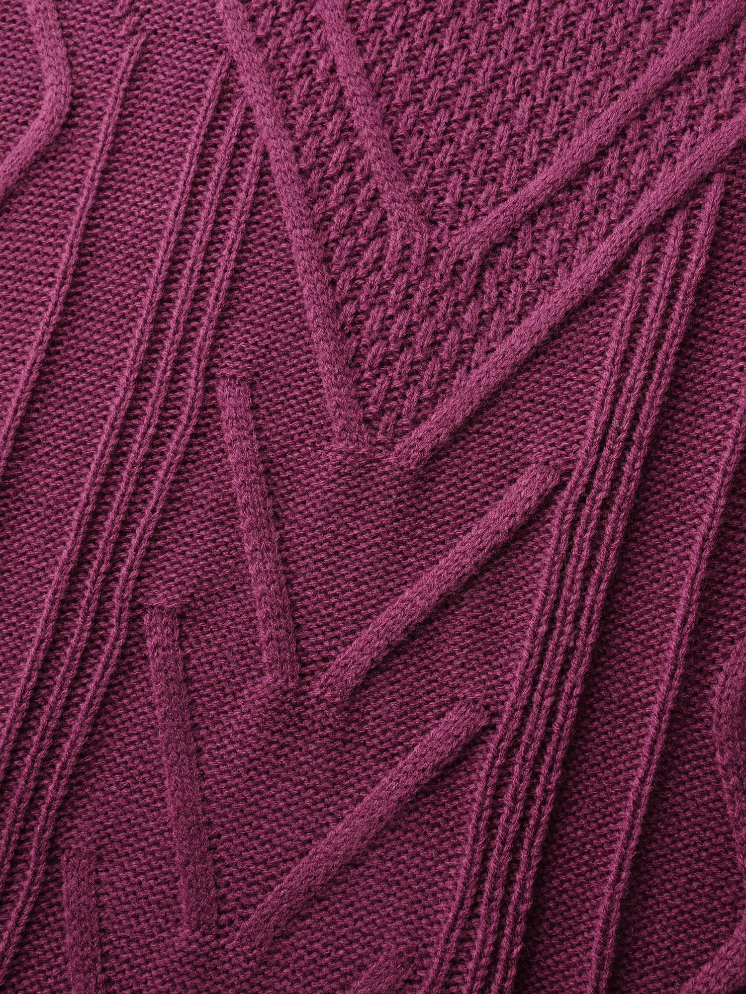 Twist Textured Cut-Out Back-Tie Pullover - Image 6