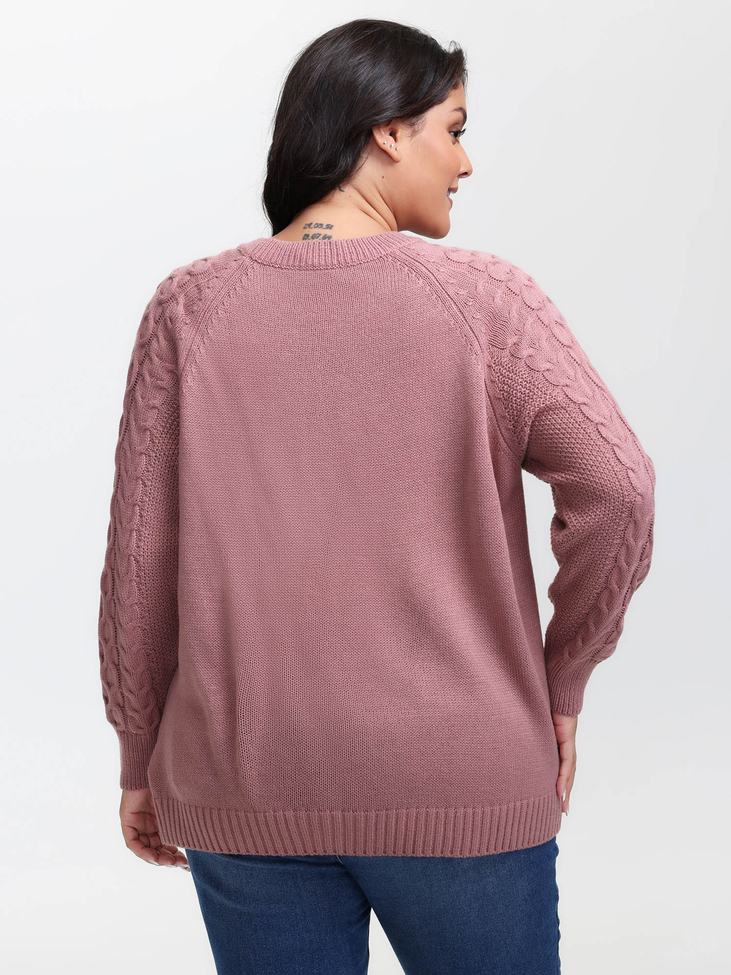 Twist Textured Woven Pullover - Image 4