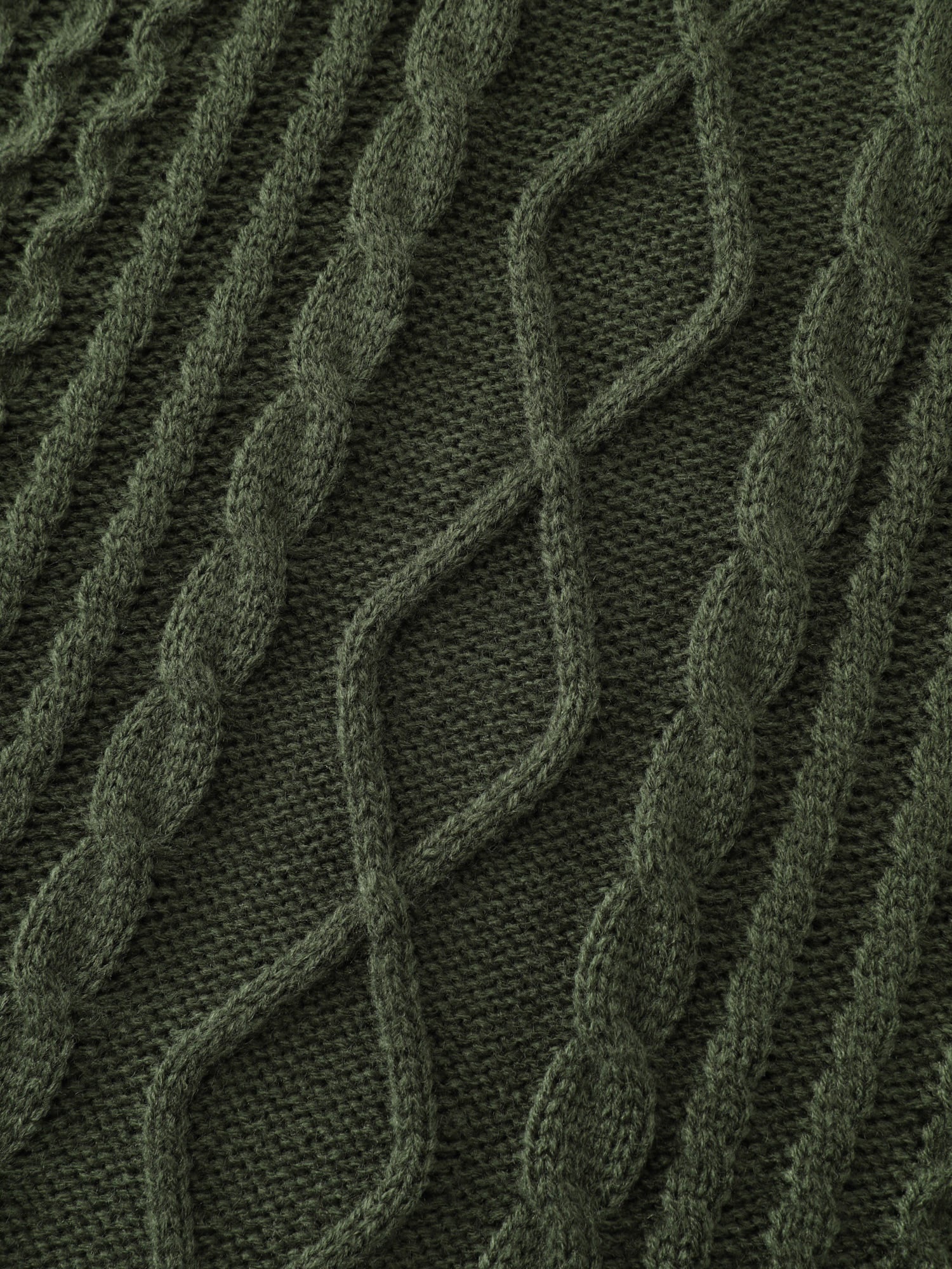 Twisted Stitch Woven Spliced Pullover - Image 5