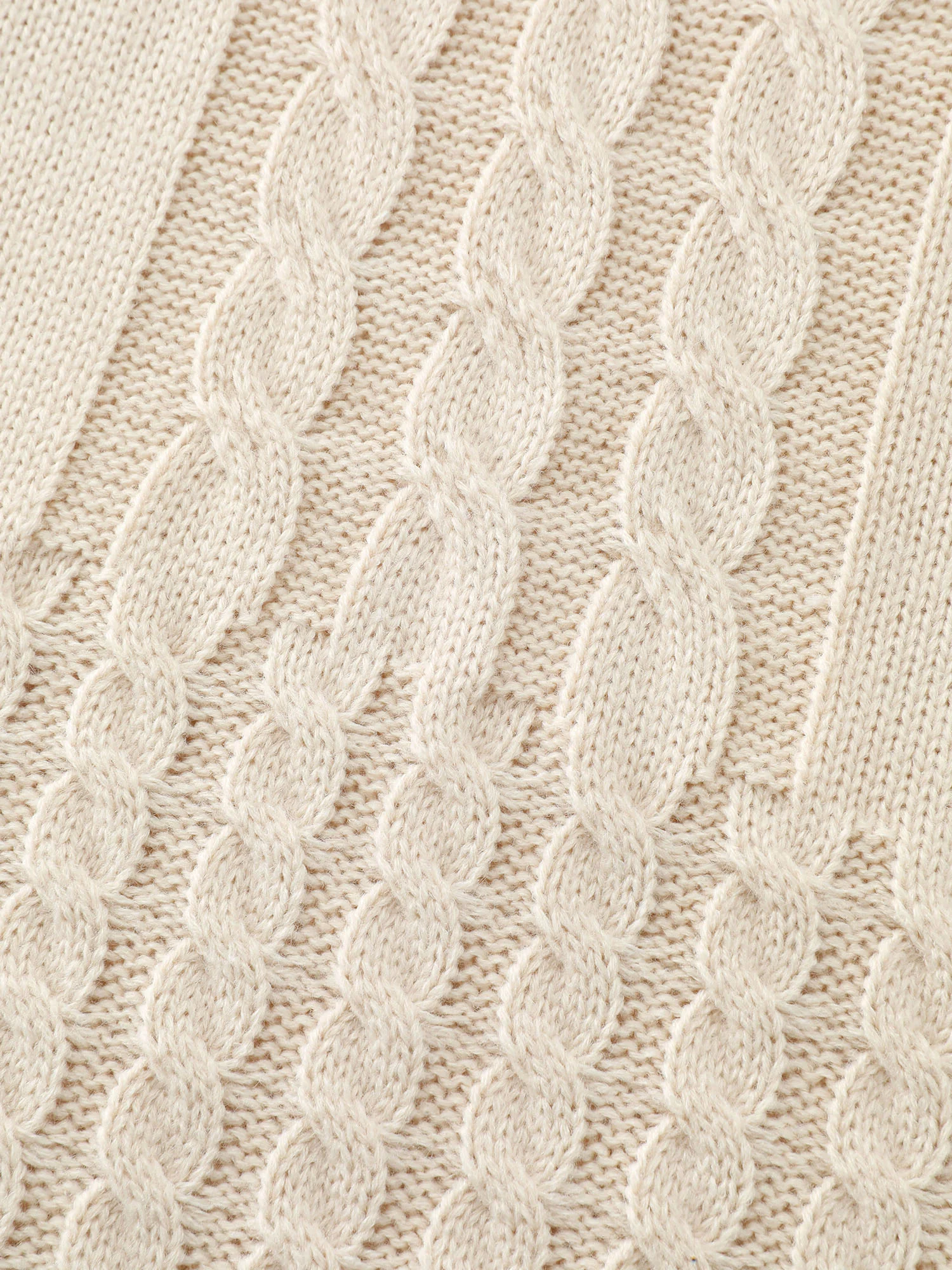 Twisted Texture Drop Shoulder Pullover - Image 5
