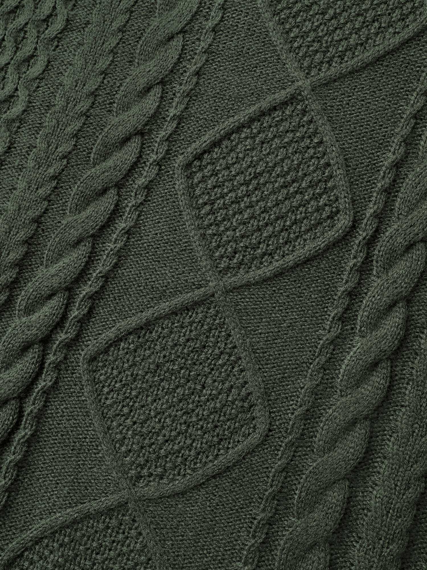 Twisted Textured Hooded Pullover - Image 5