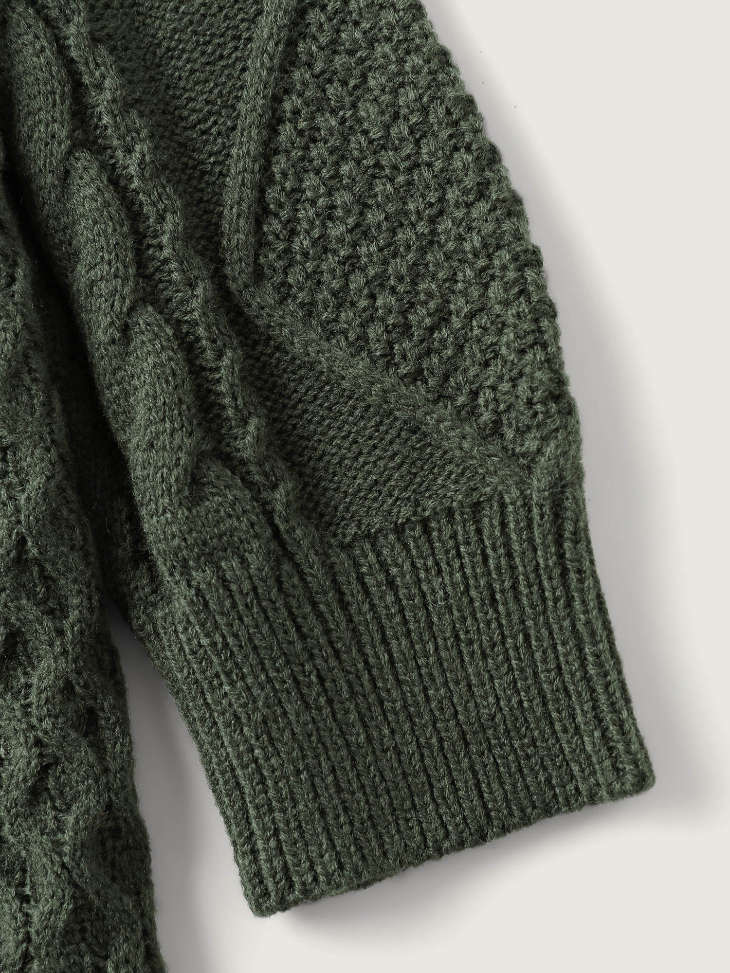 Twisted Textured Hooded Pullover - Image 6