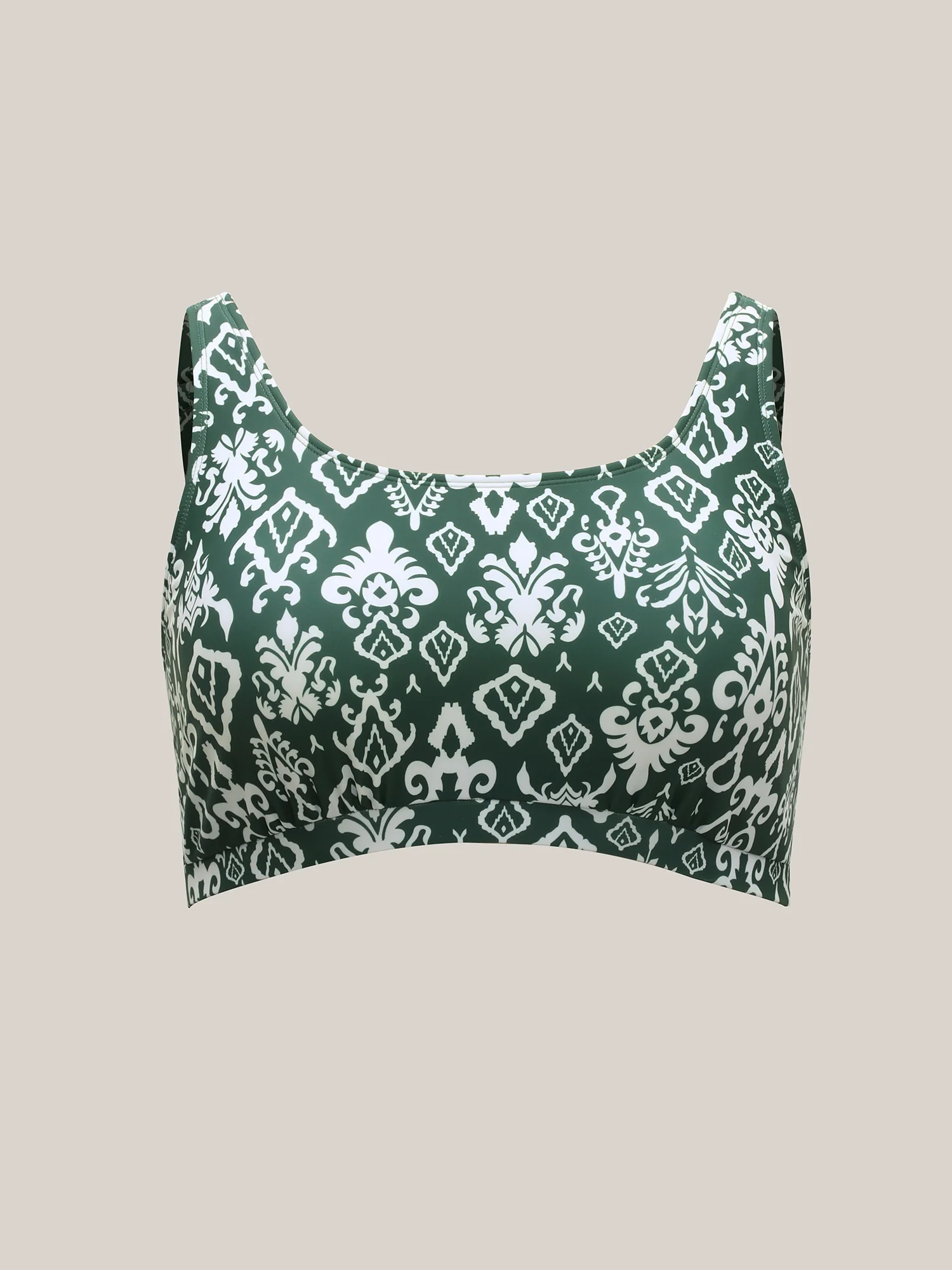 Two-Piece Boho Print Swim Top - Image 9
