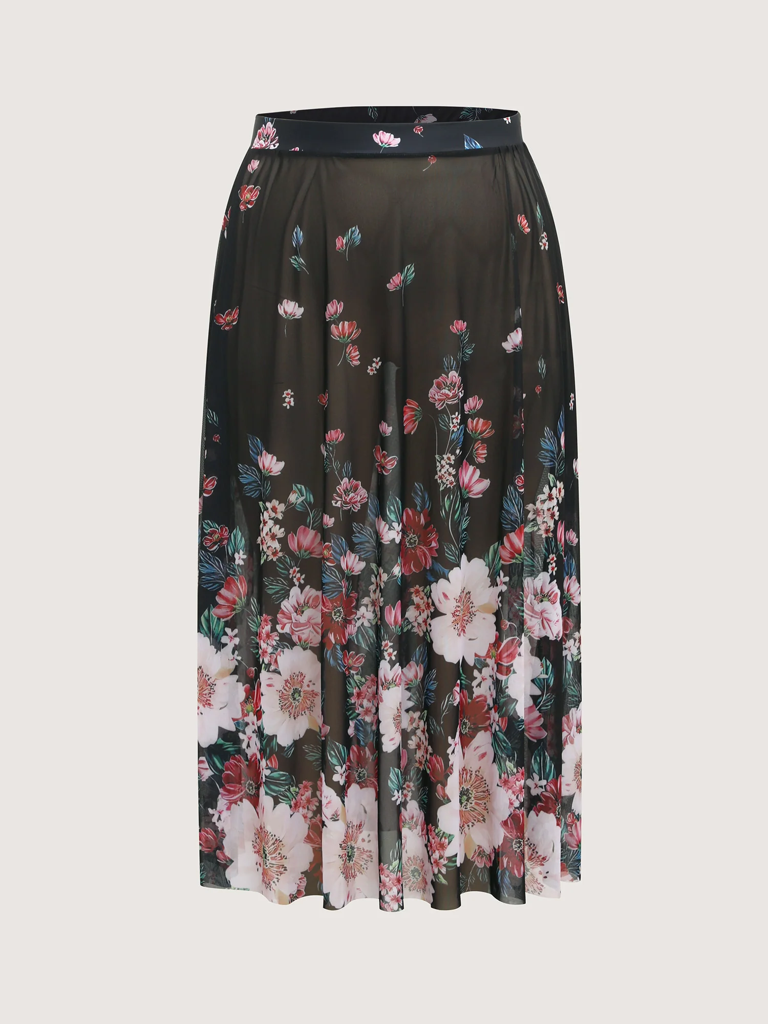 Two-Piece Floral Print Sarong, Swimsuit - Image 10