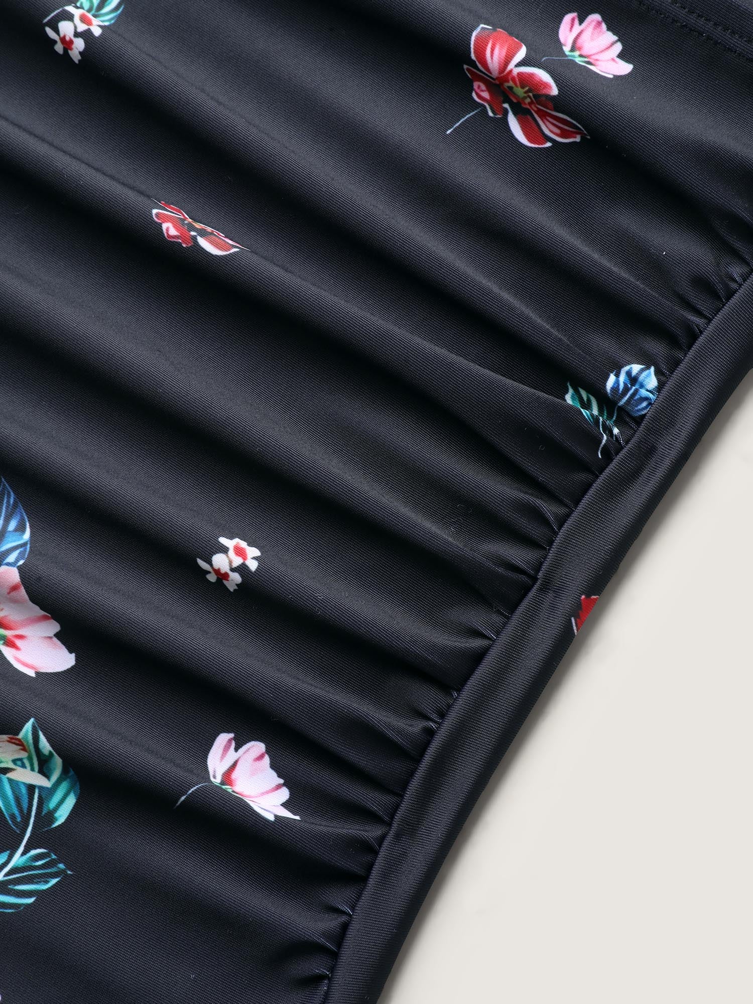 Two-Piece Floral Print Sarong, Swimsuit - Image 5
