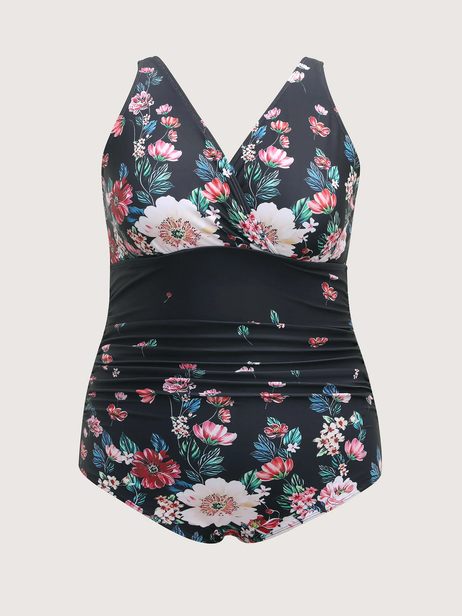 Two-Piece Floral Print Sarong, Swimsuit - Image 9