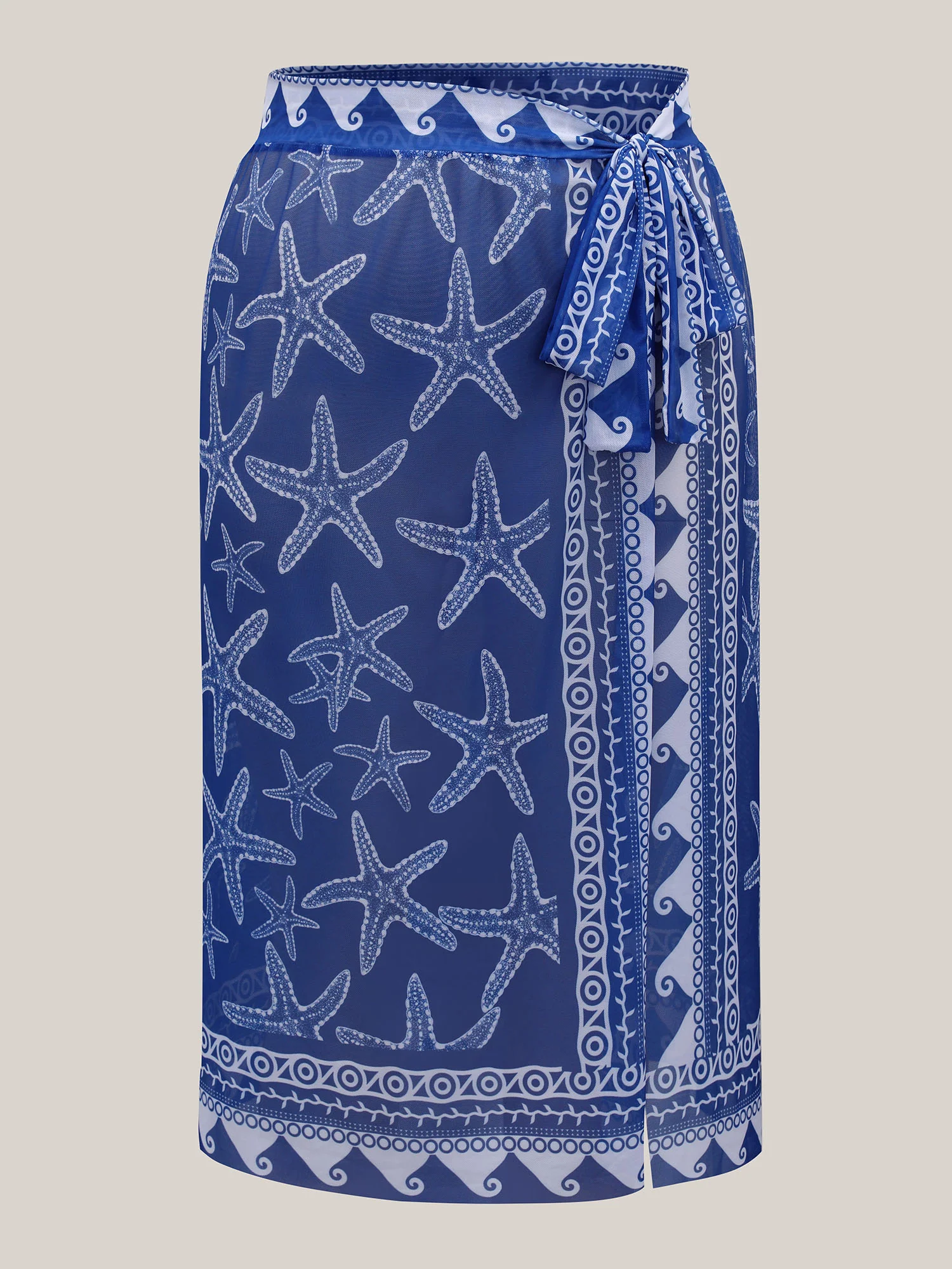 Two-Piece Ocean Print Swimsuit - Image 10