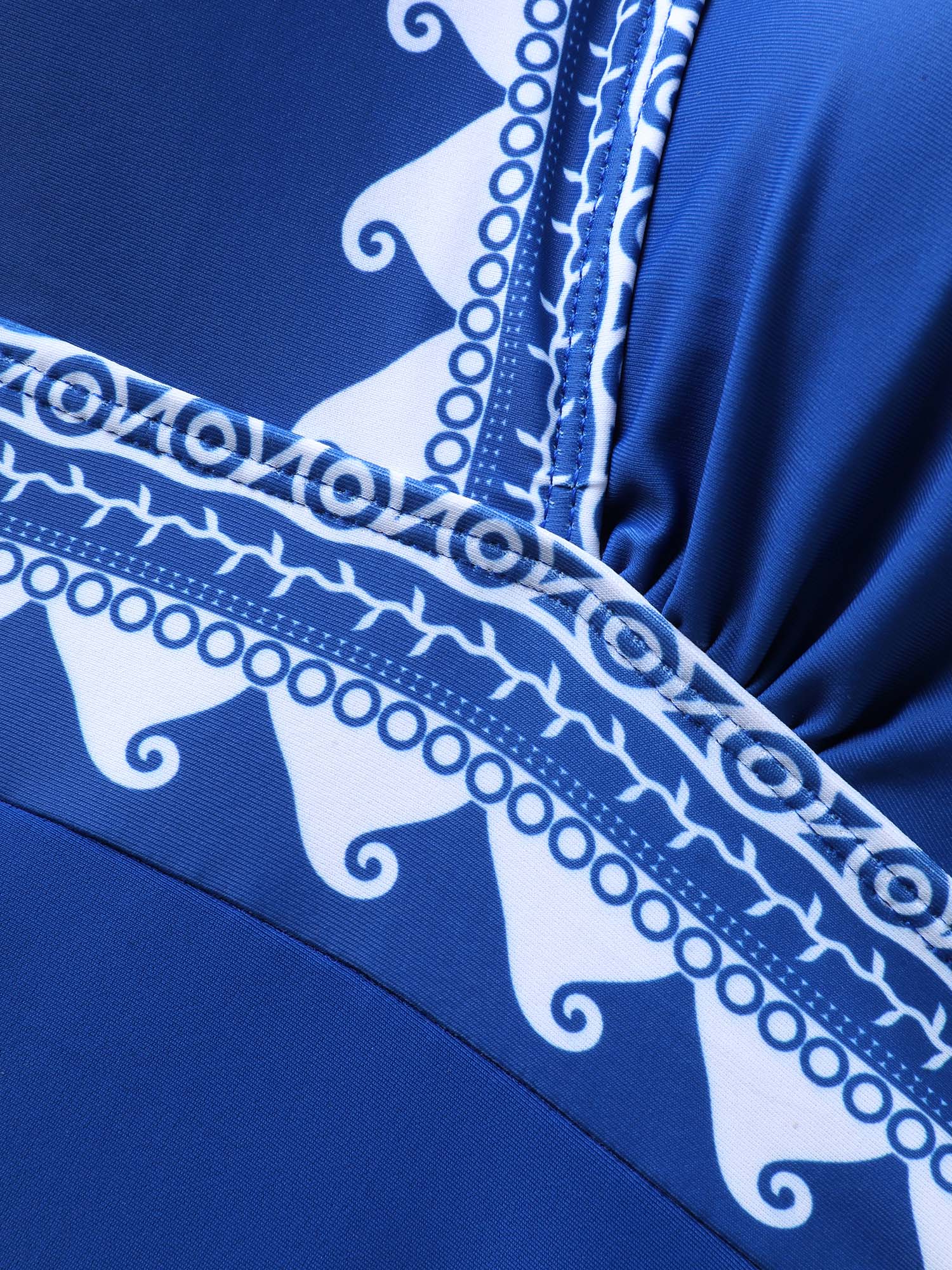 Two-Piece Ocean Print Swimsuit - Image 5