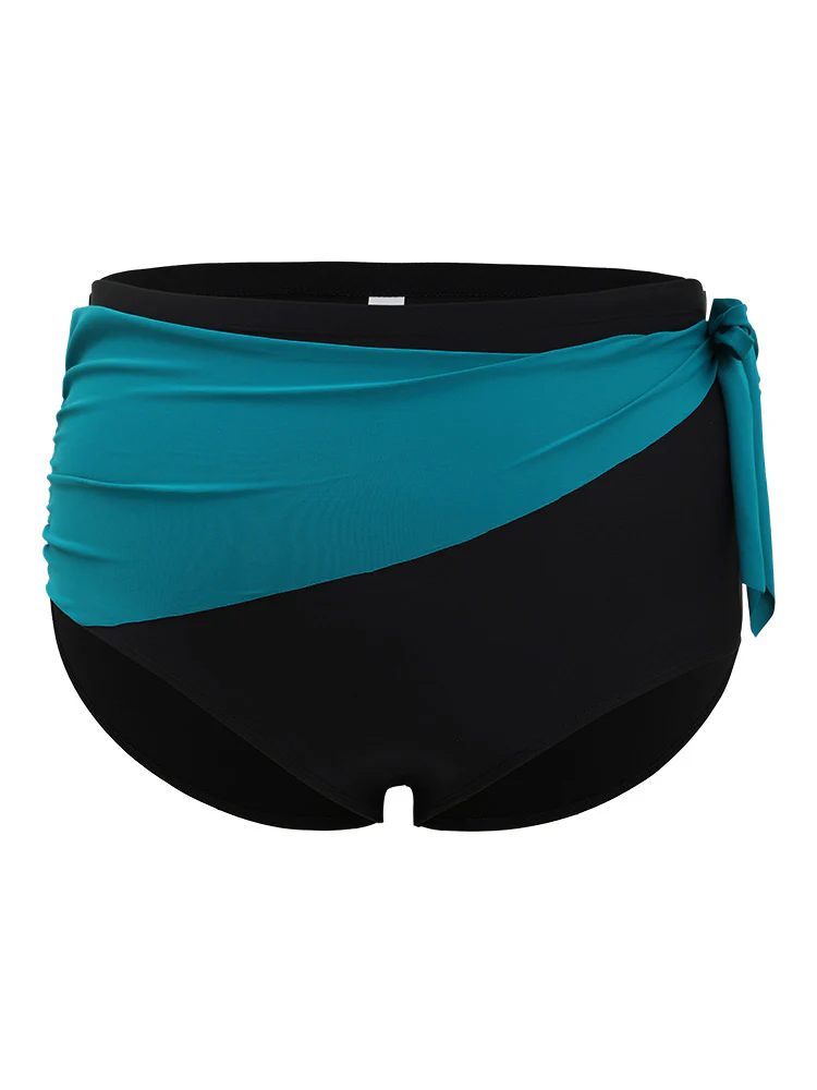 Two Tone Knot Side Bikini Bottom - Image 8