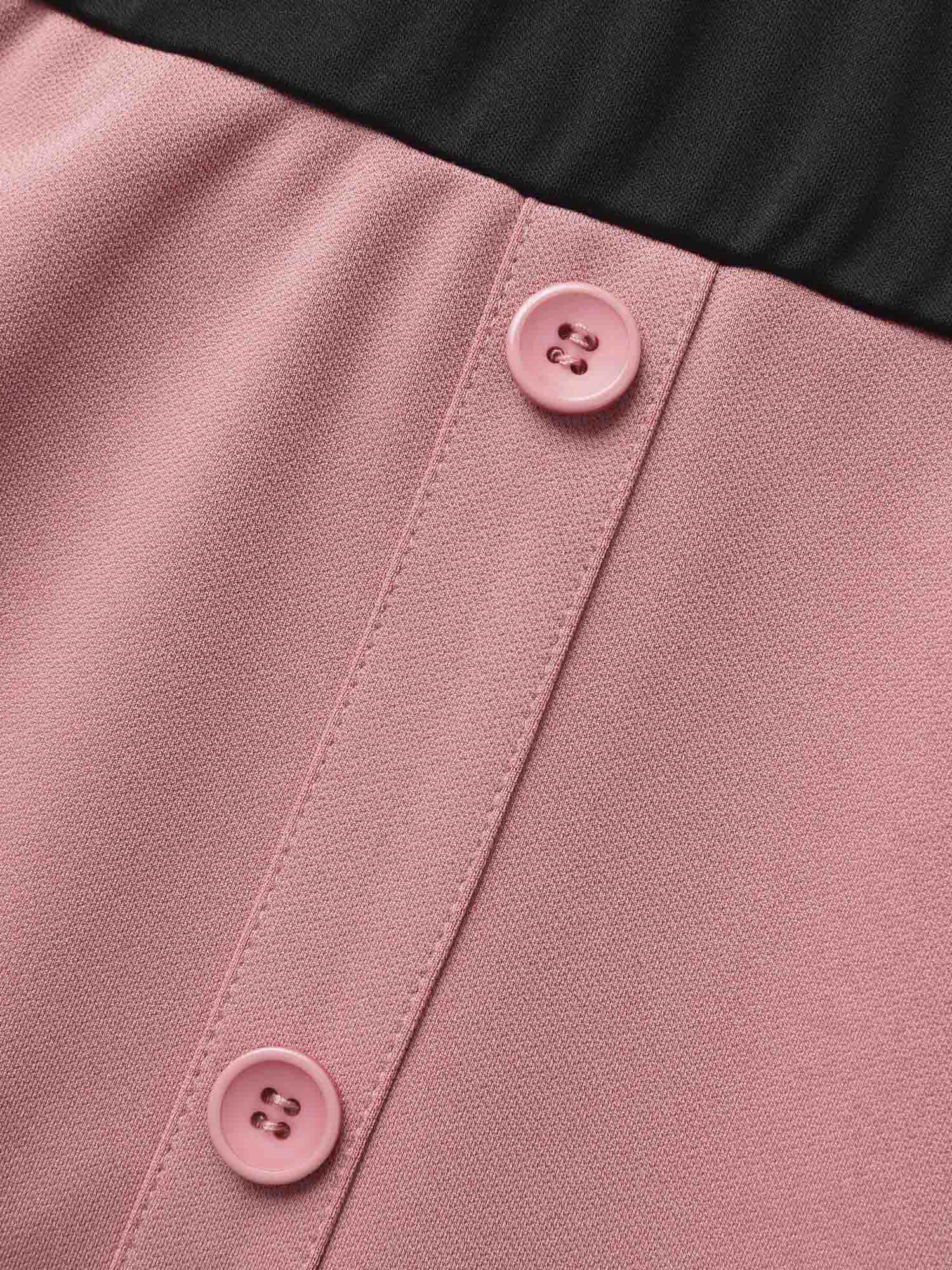 Supersoft Essentials Two Tone Pocket Patchwork Belted Dress - Image 5
