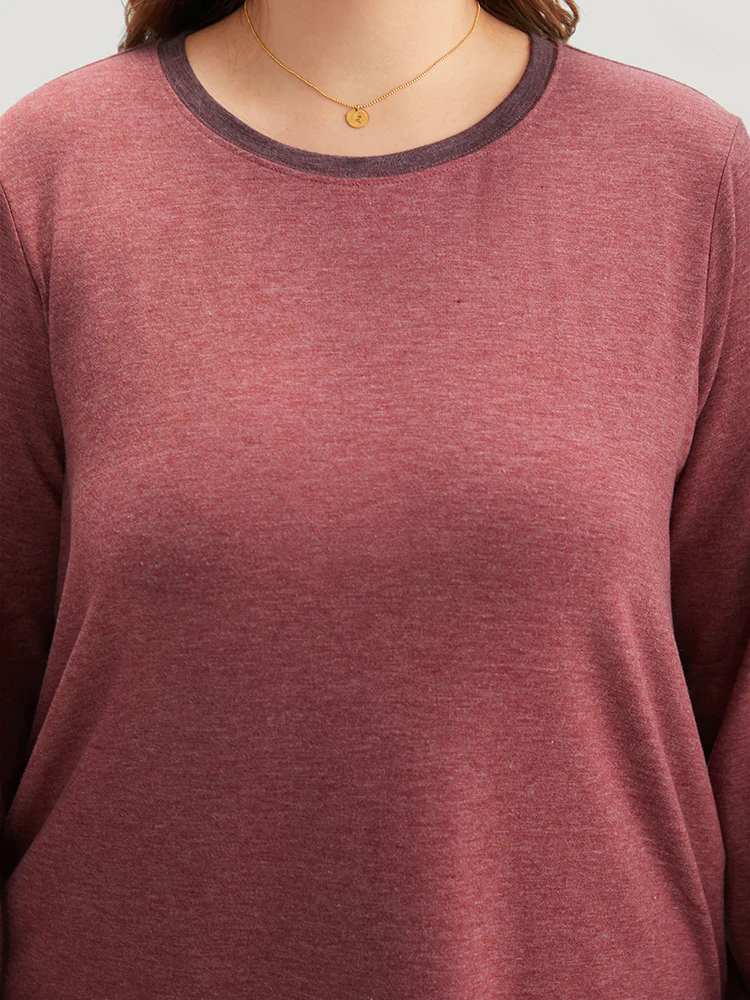 Two Tone Split Side Sweatshirt - Image 6