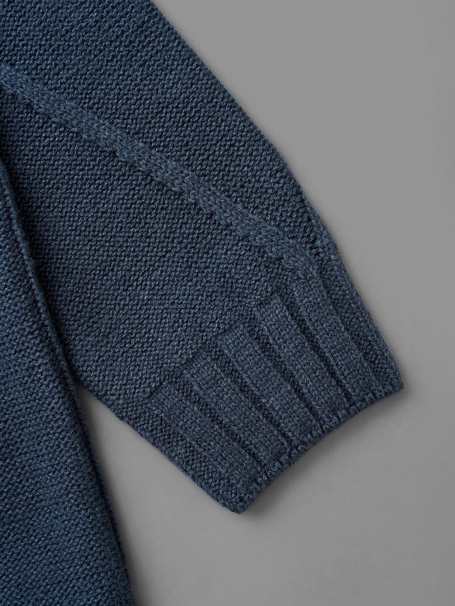 V Neck Cable Knit Texture Pullover - Image 8