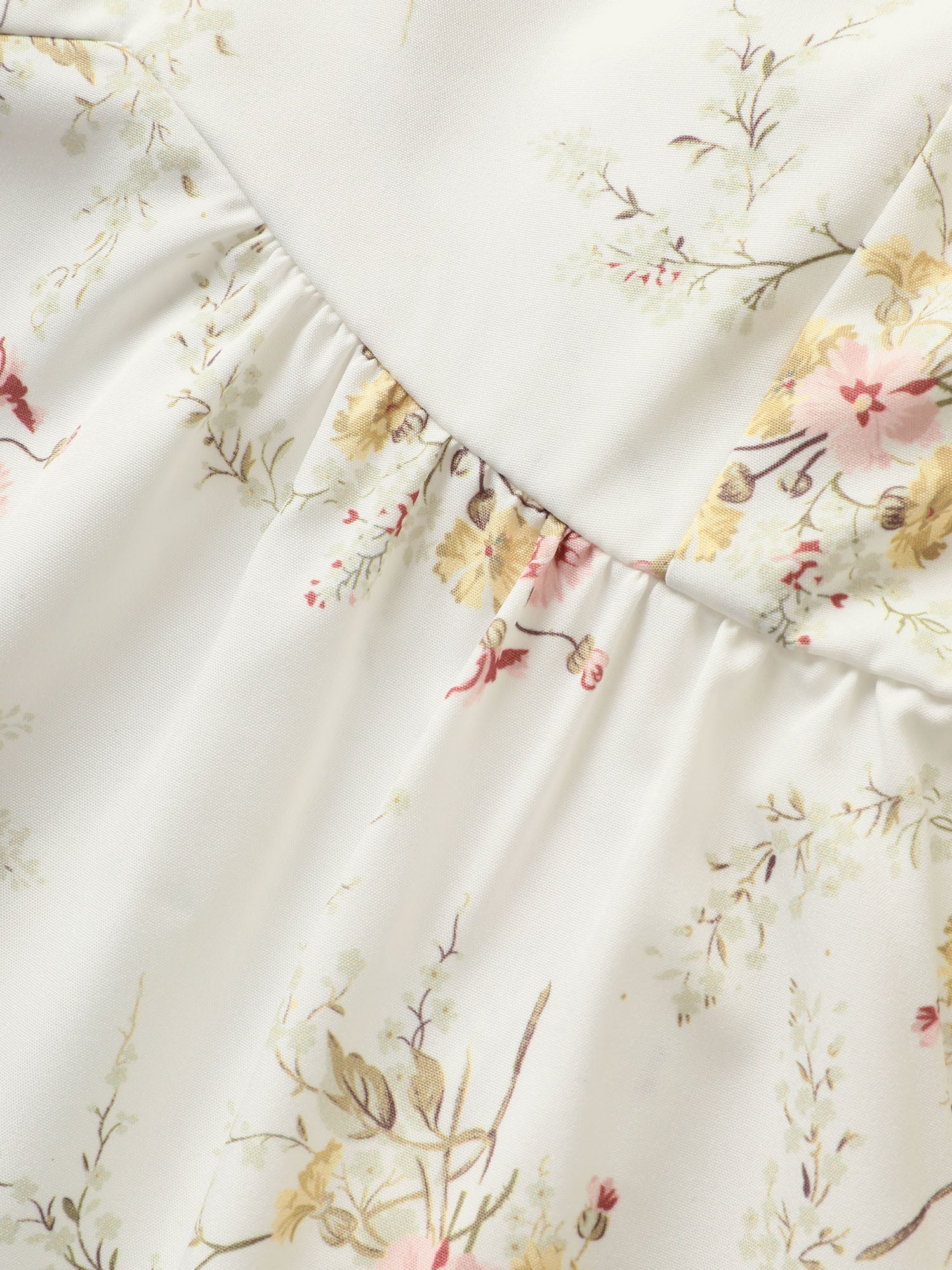 V Neck Floral Print Adjustable Straps Cami Top - Image 5