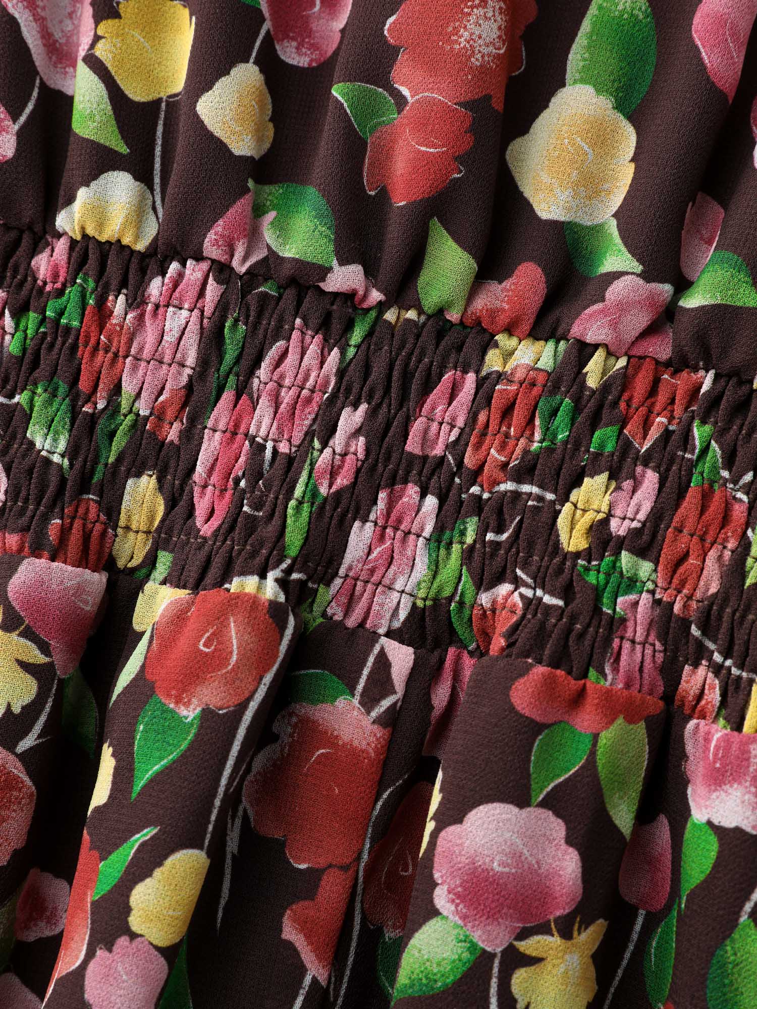 Vacation-Ready Floral Print Back-Tie Midi Dress - Image 5