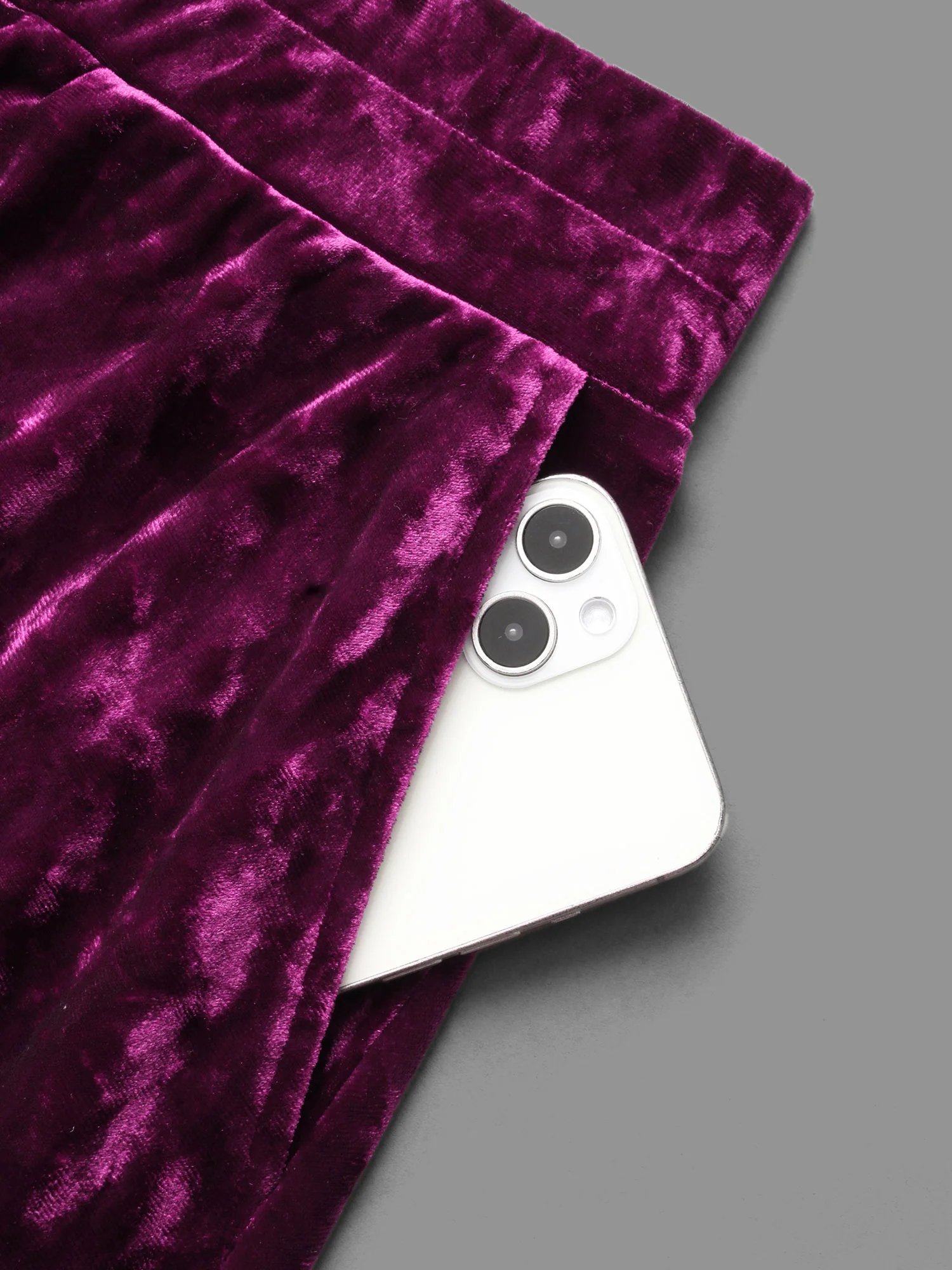 Velvet Elastic Waist Skirt - Image 6