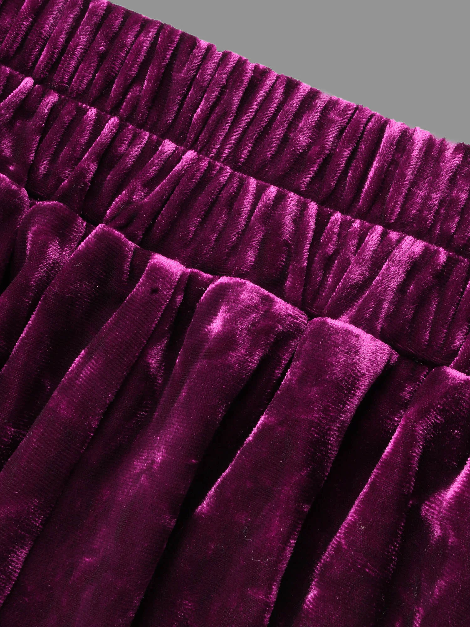 Velvet Elastic Waist Skirt - Image 7