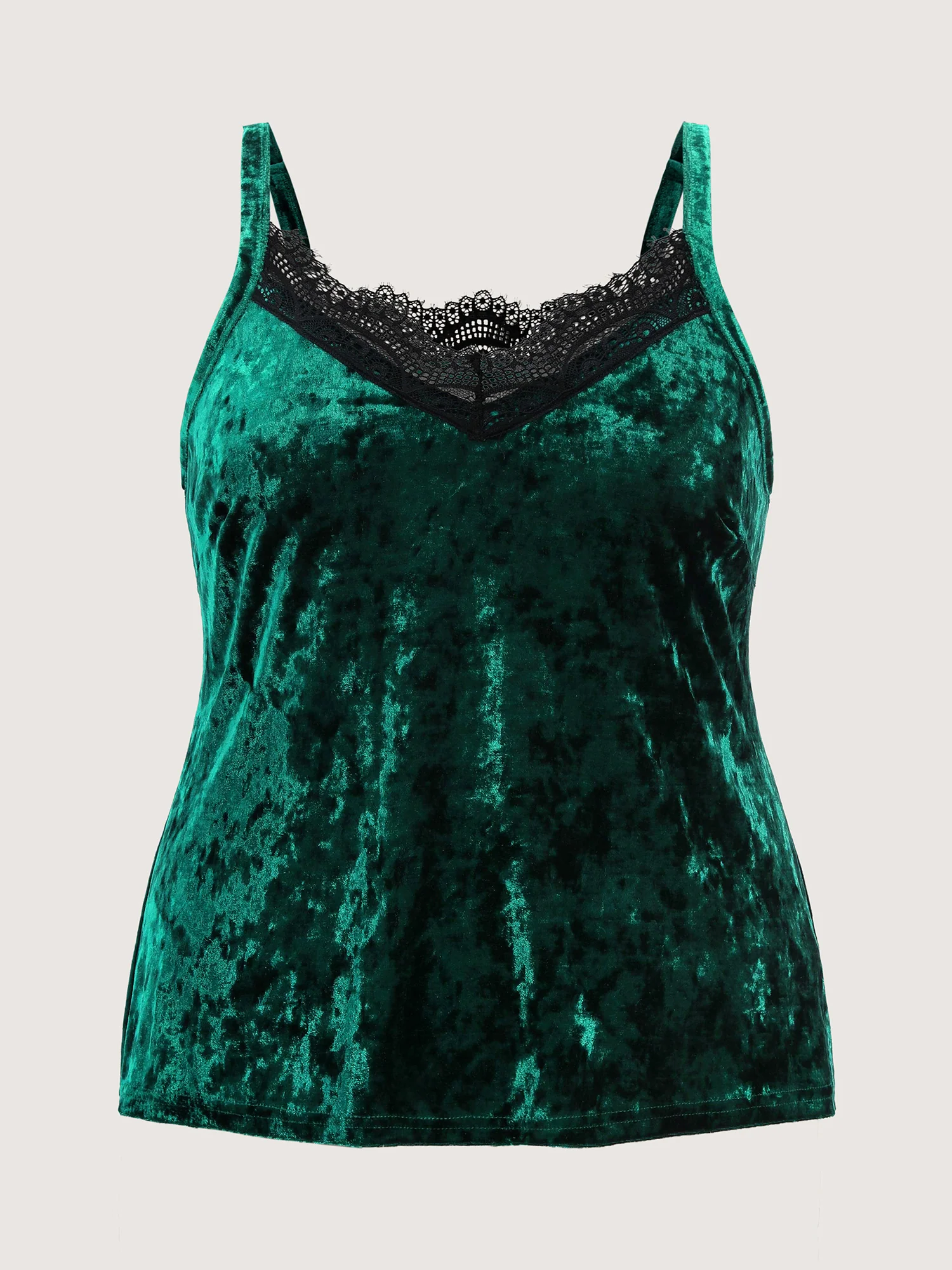 Velvet Lace Stretchy Waist Co-ord Lounge Set - Image 8