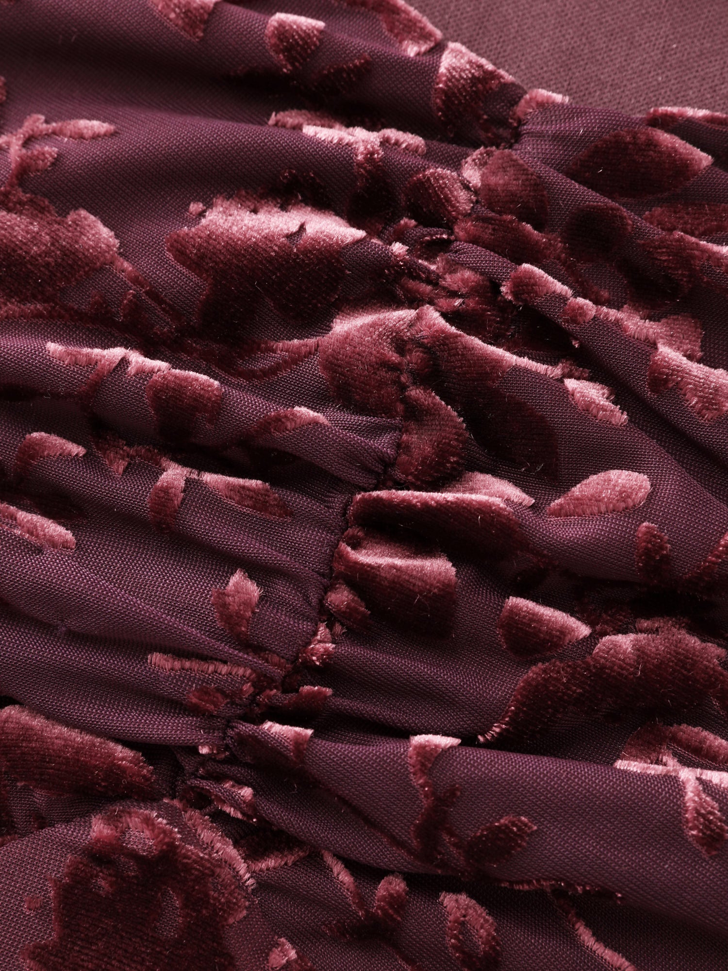 Velvet Laser Cut Sleeveless Midi Dress - Image 5
