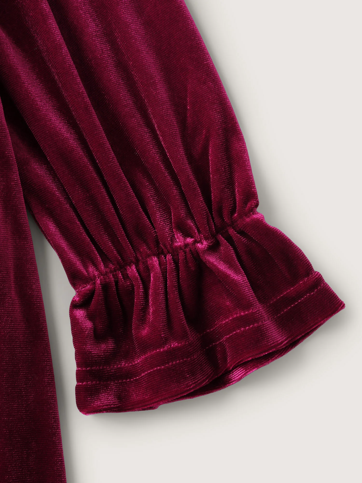 Velvet Pockets Wrap Neck Midi Dress - Image 6
