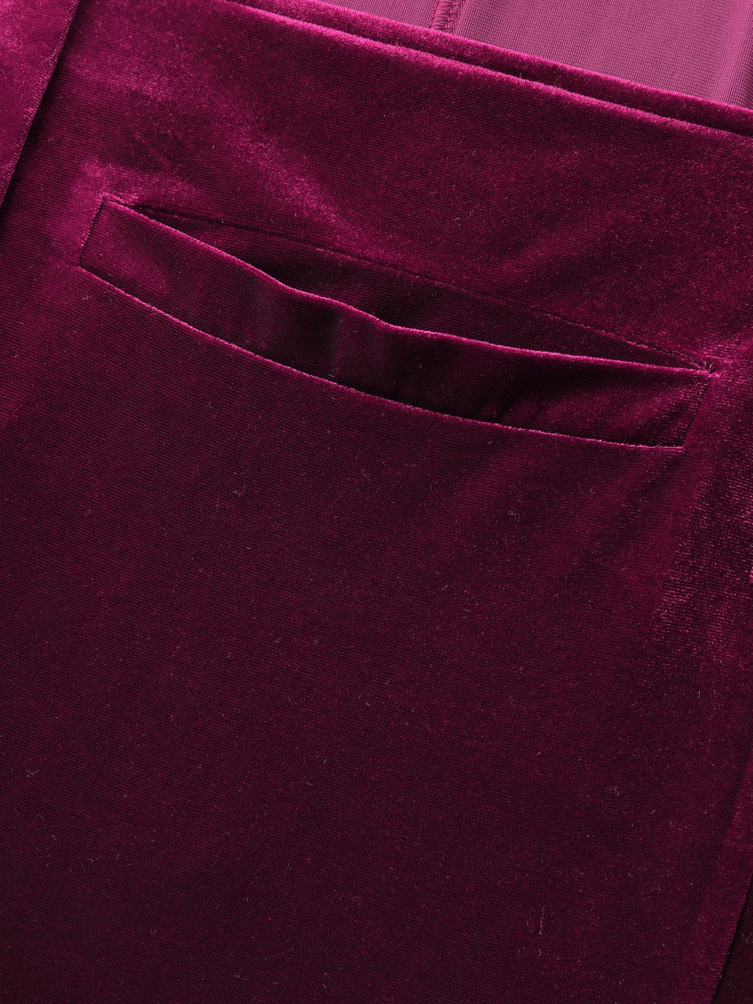 Velvet Relaxed Fit Adjustable Straps Jumpsuit - Image 7