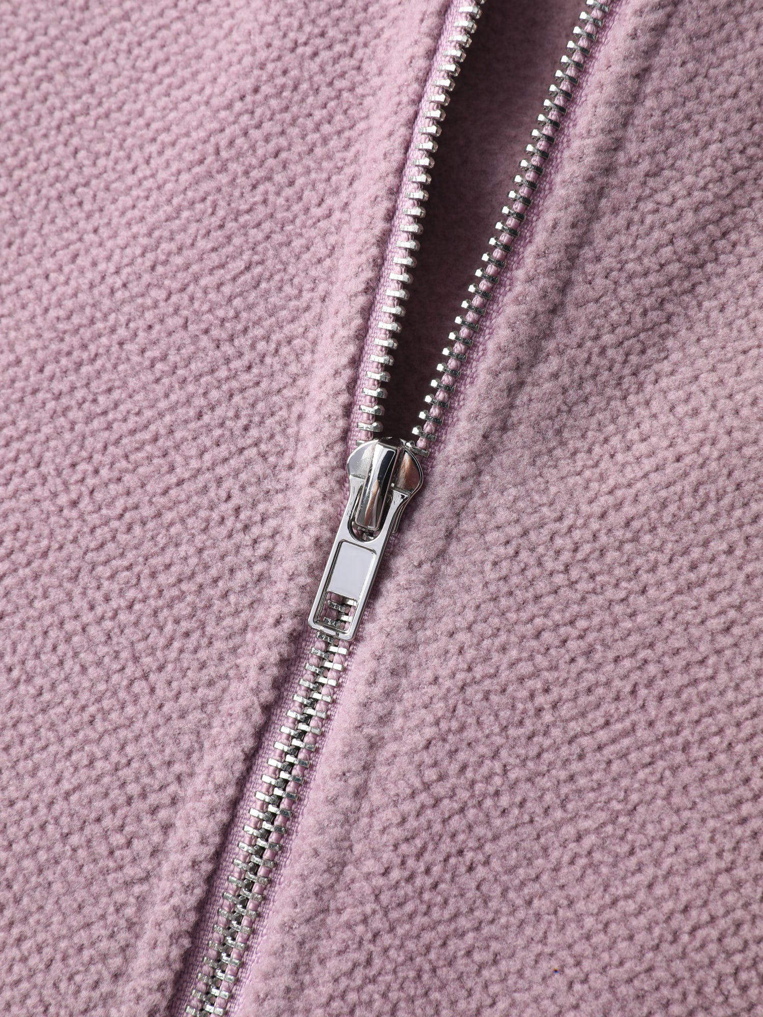 Velvety-Feel Pockets Zipper Jacket - Image 6