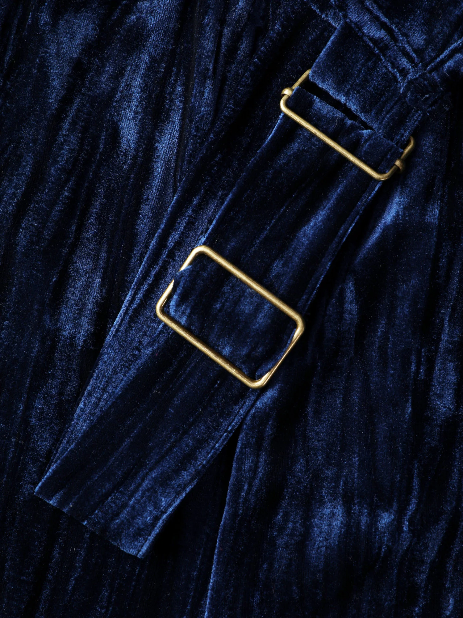 Velvety Texture Adjustable Pockets Overall Jumpsuit - Image 5