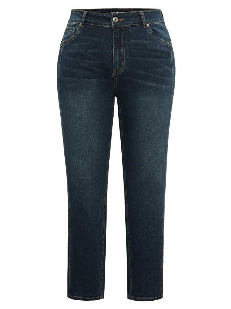 Very Stretchy Seam Detail Stitch Jeans - Image 6
