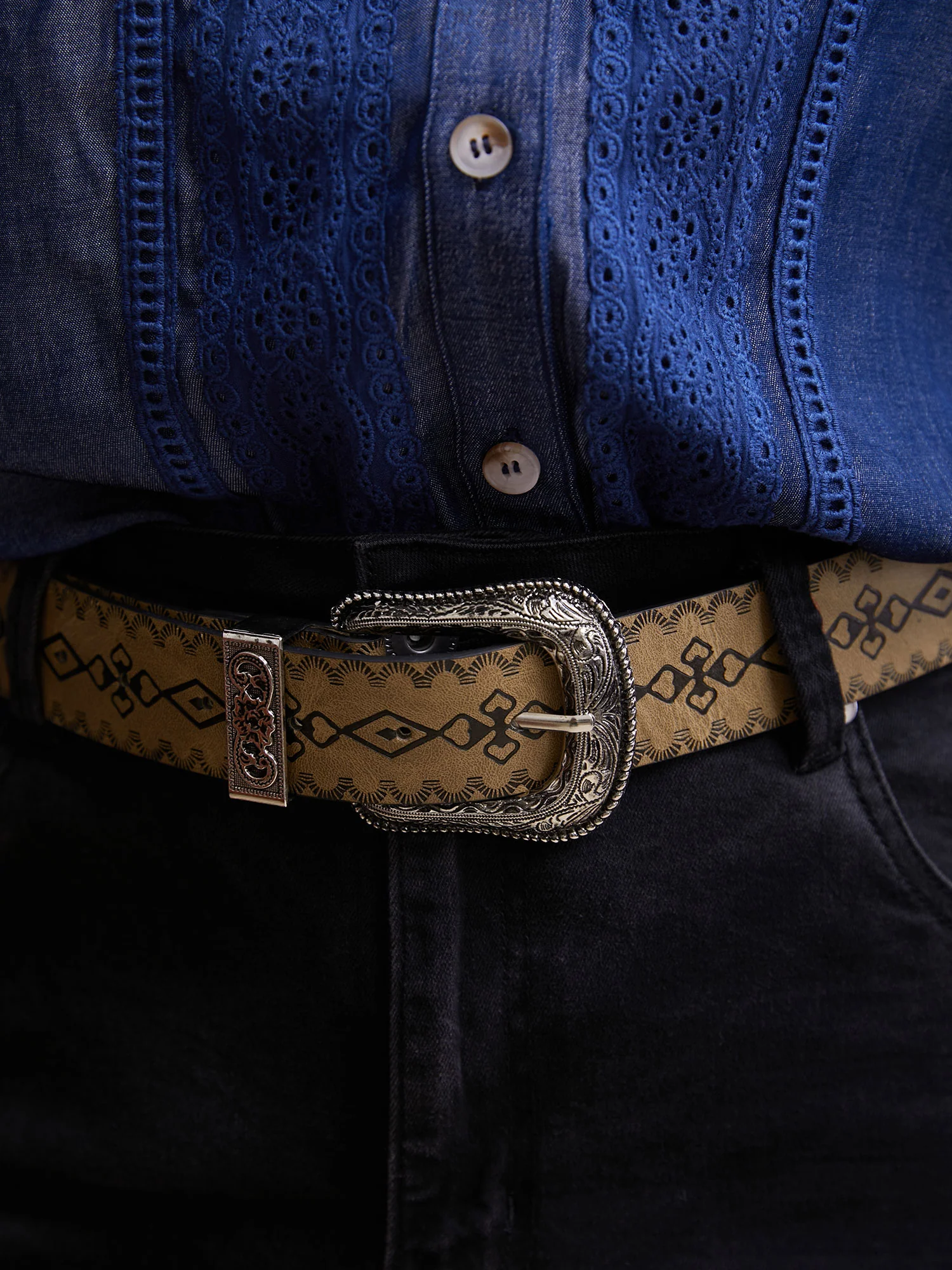 Vintage Bandana Buckle Belt - Image 3