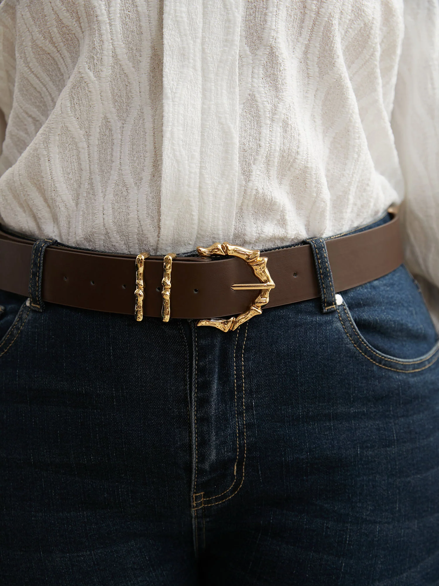Vintage Fashion Design Buckle Belt - Image 4