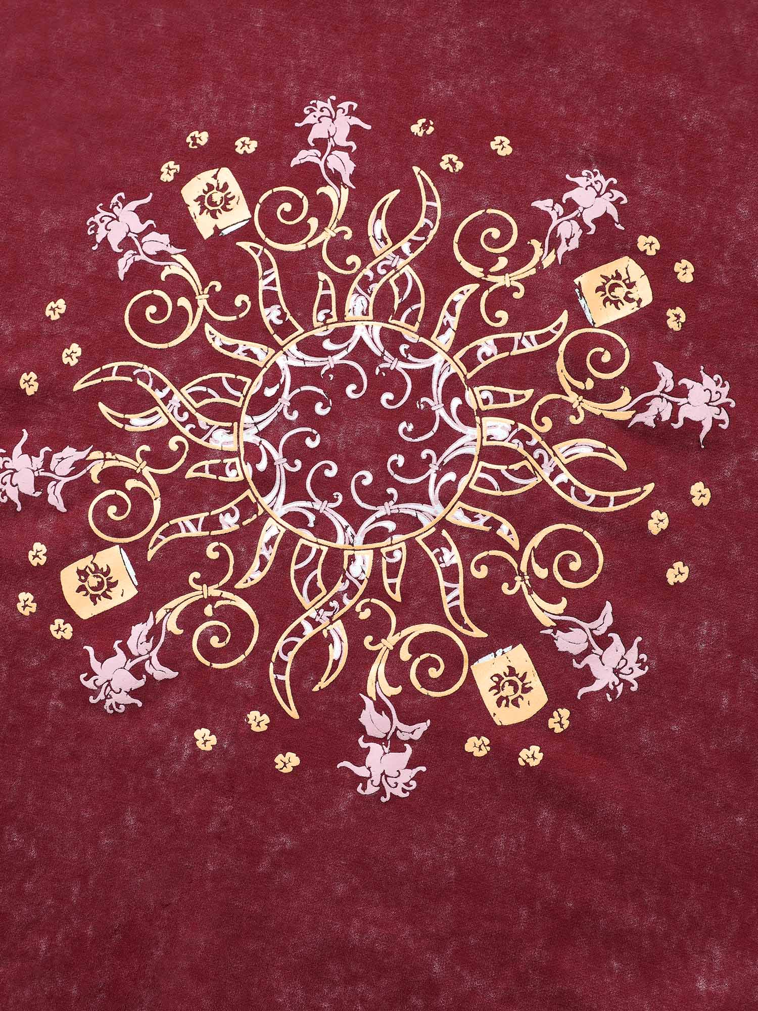 Vintage Horoscope Print Round Neck Sweatshirt - Image 6