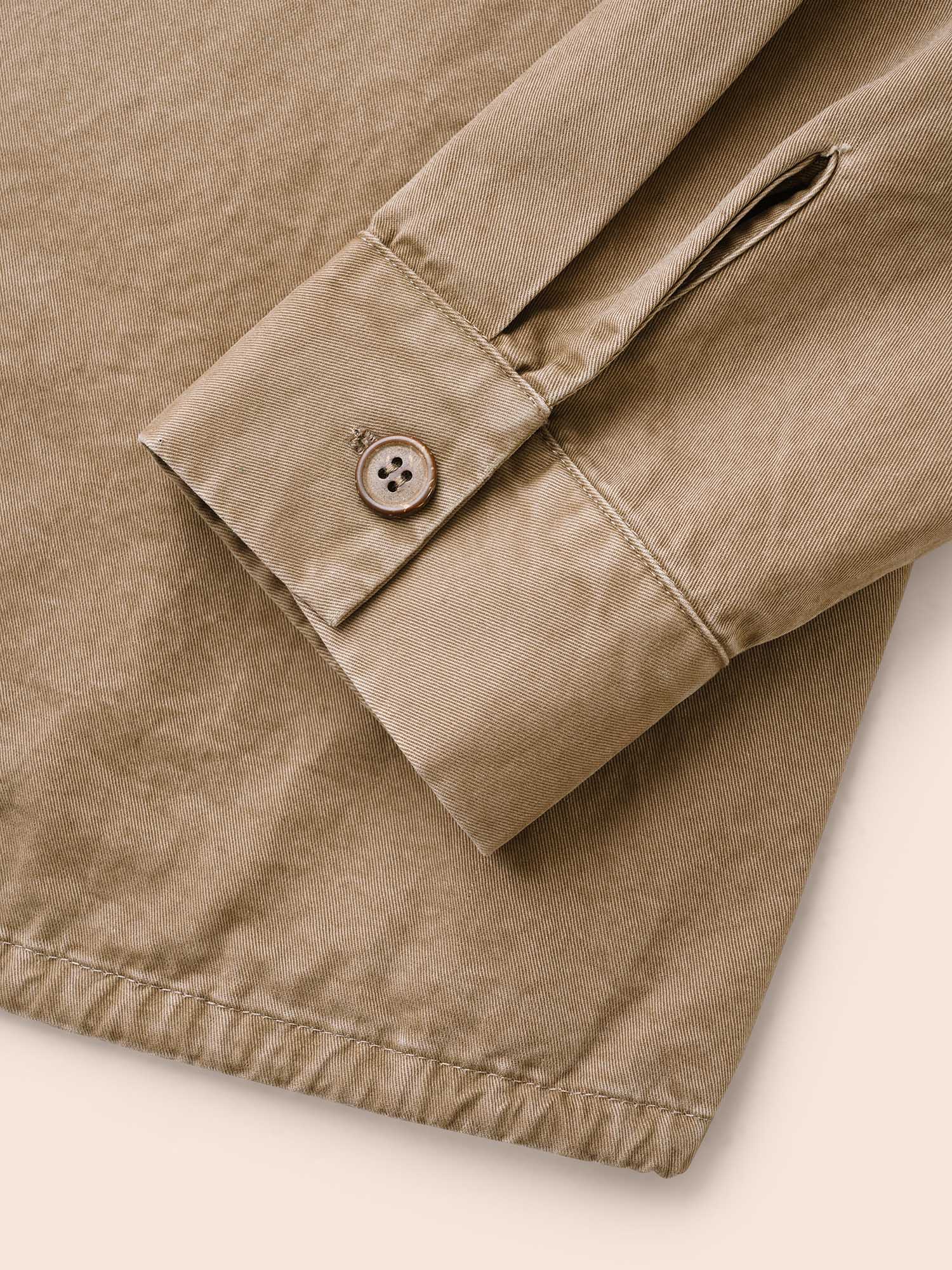 Vintage Patched Pocket Drawstring Shirt - Image 7