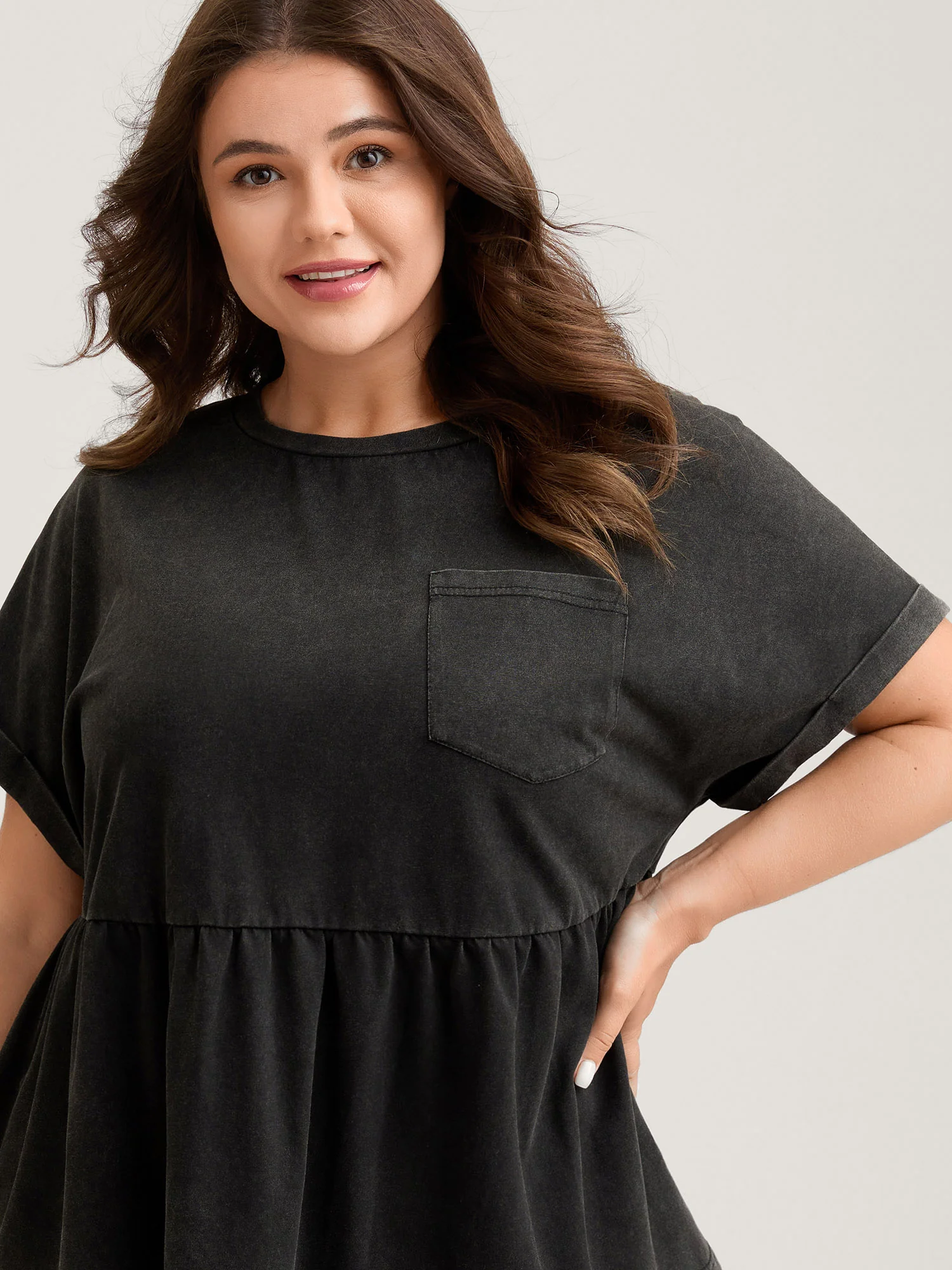 Vintage Pocket Babydoll T-Shirt - Image 2