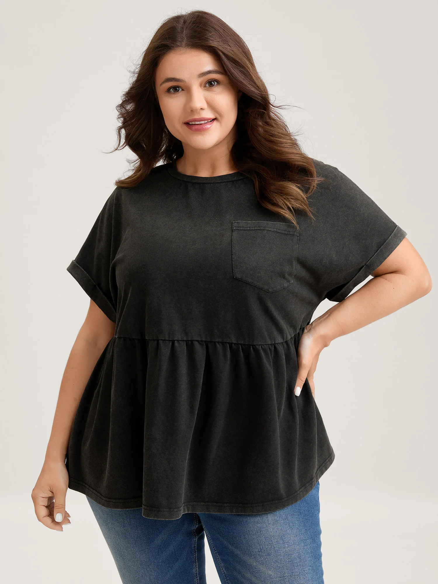 Vintage Pocket Babydoll T-Shirt - Image 3