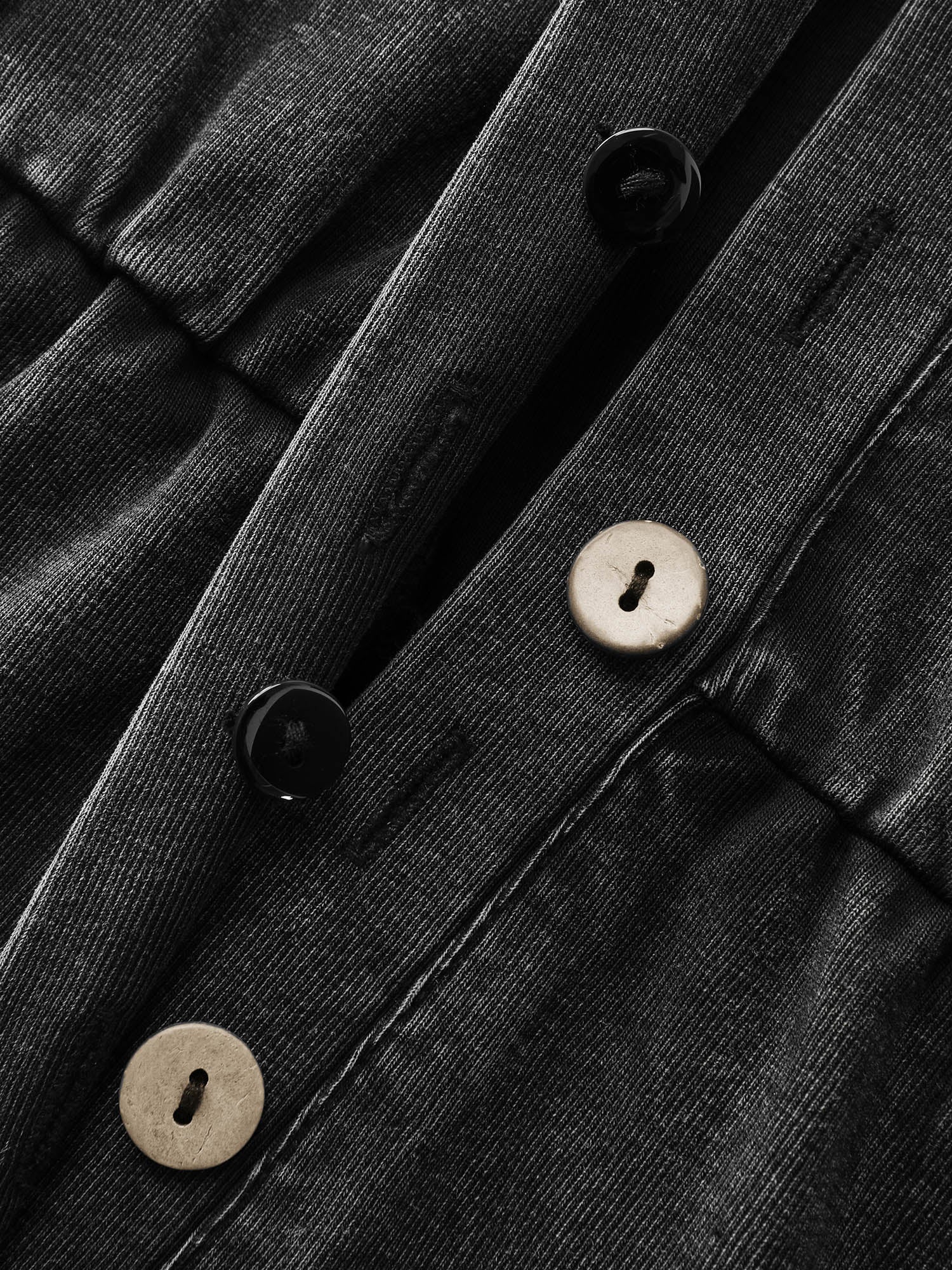 Vintage Pockets Button-Front Jumpsuit - Image 6