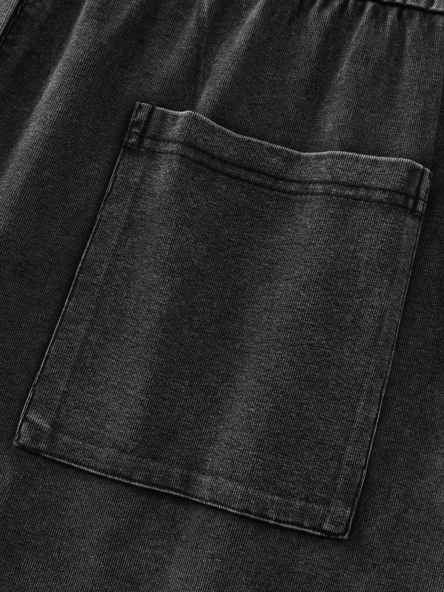 Vintage Pockets Button-Front Jumpsuit - Image 7