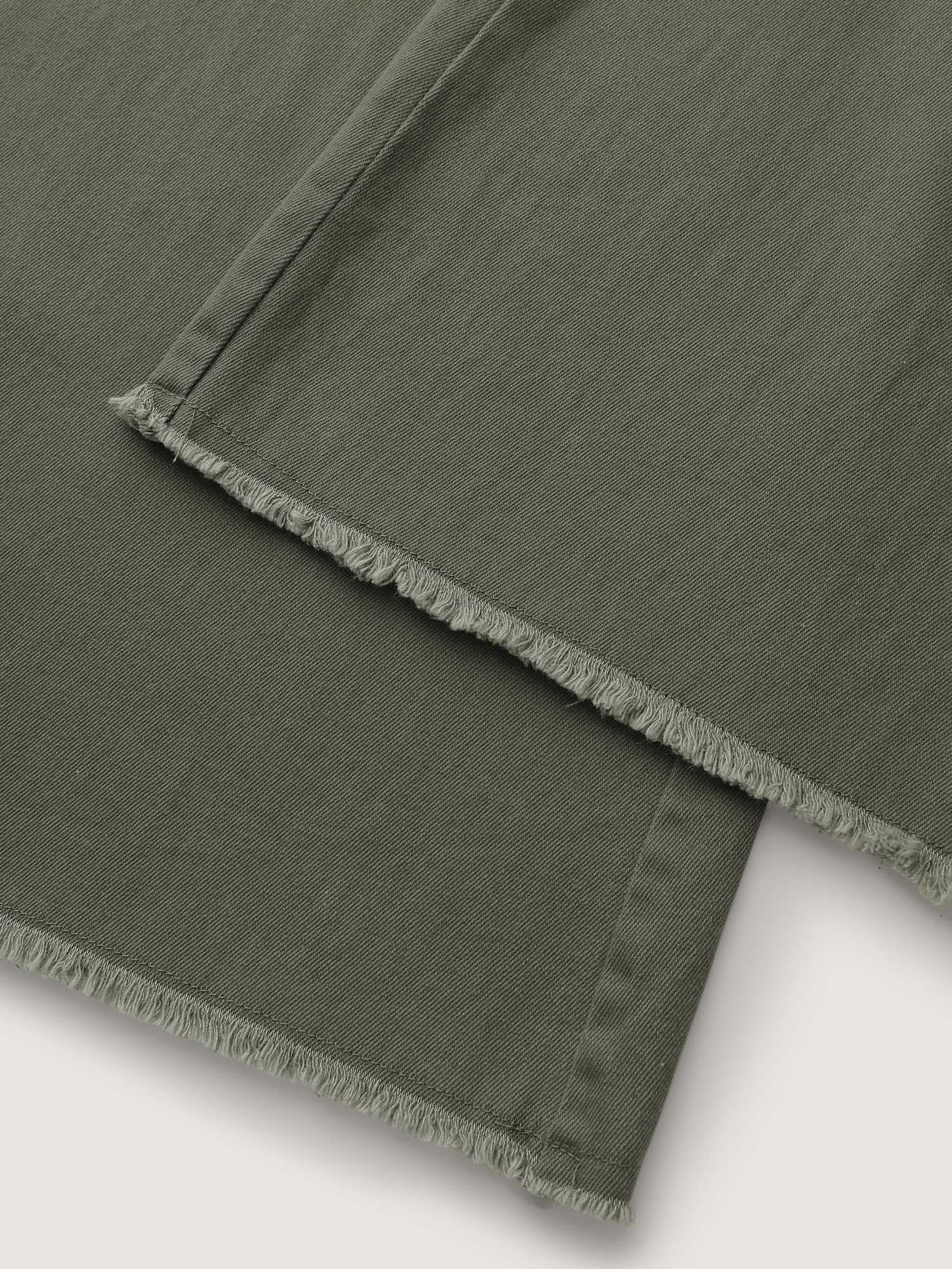 Vintage Wash Flared Hem Bootcut Pants - Image 6