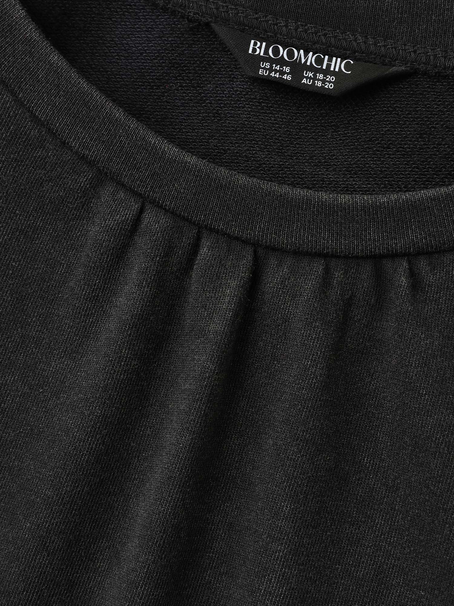 Vintage Wash Pockets Flared Mini Dress - Image 6