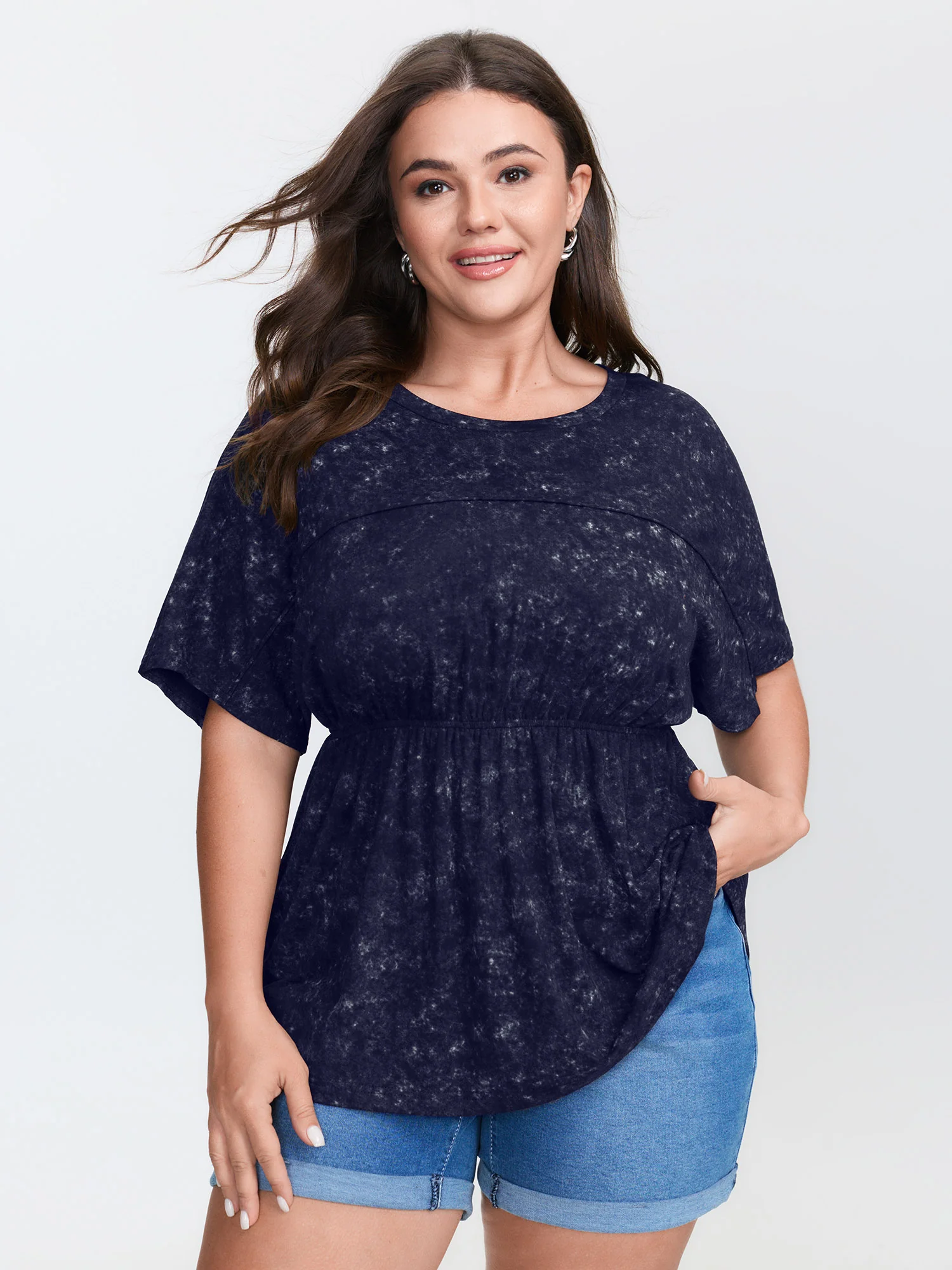 Vintage Wash Raglan Sleeve T-Shirt - Image 7