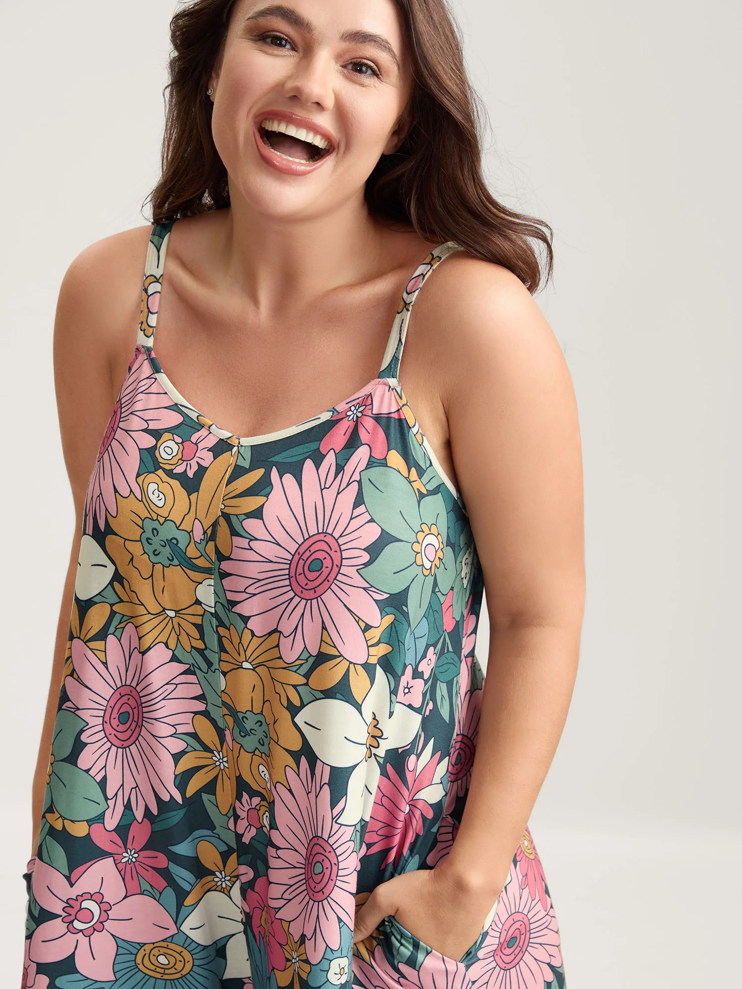 Vivid Groove Stretchy Adjustable Jumpsuit - Image 9