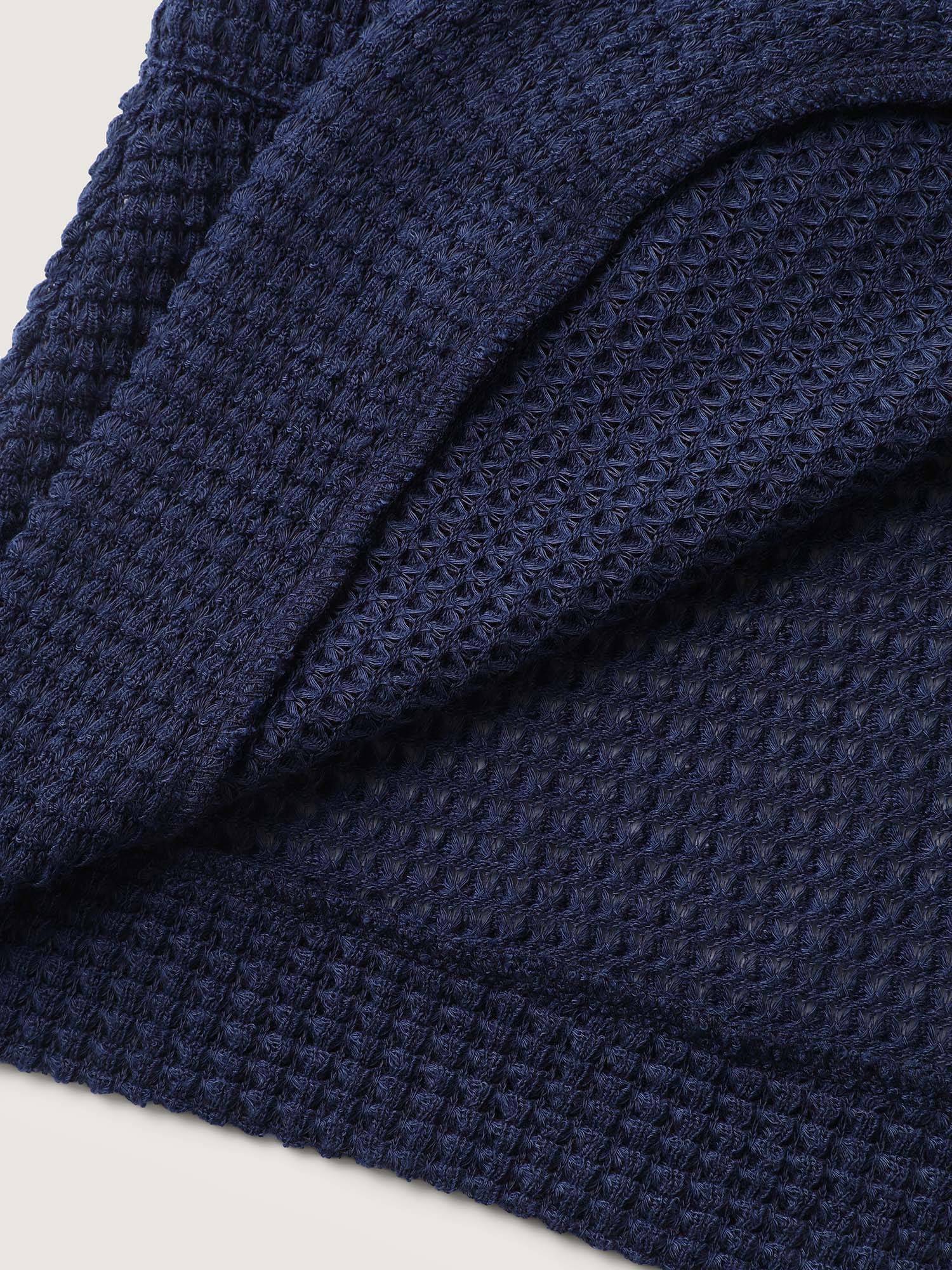 Waffle Textured Arc Hem Jacket - Image 7