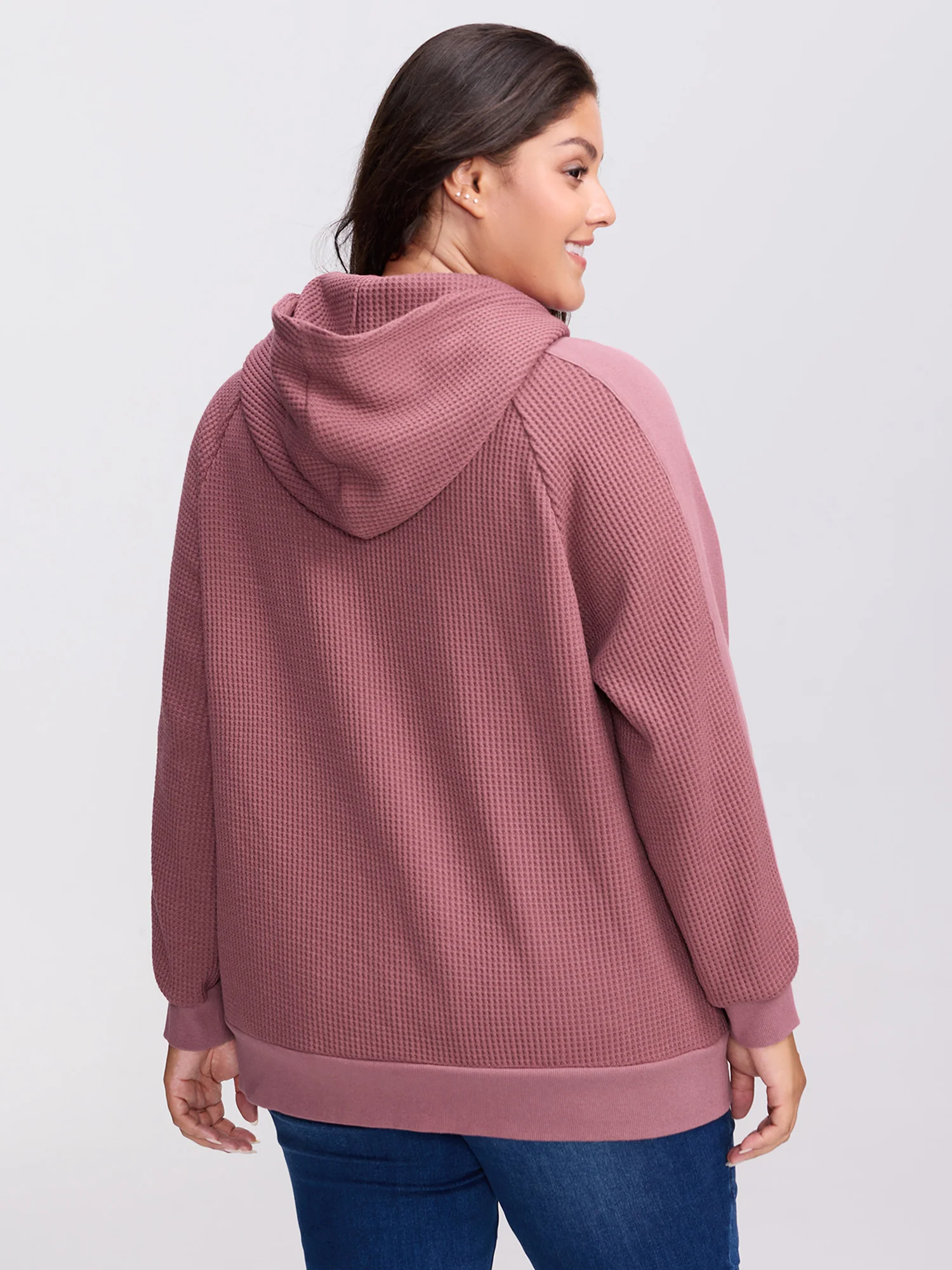 Waffle Weave Blend Pockets Jacket - Image 4