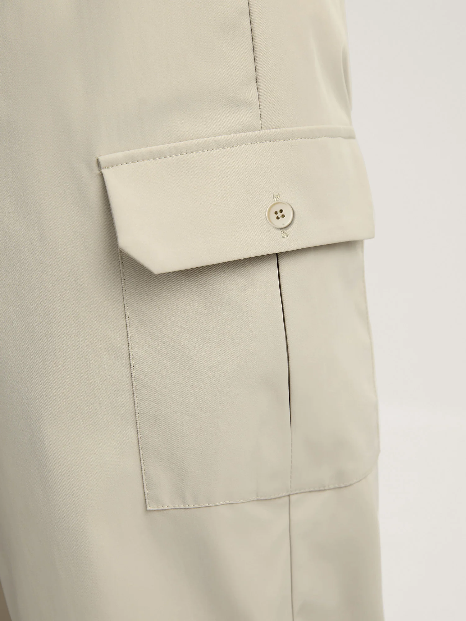 Waist Drawstring Pockets Straight-Leg Pants - Image 2