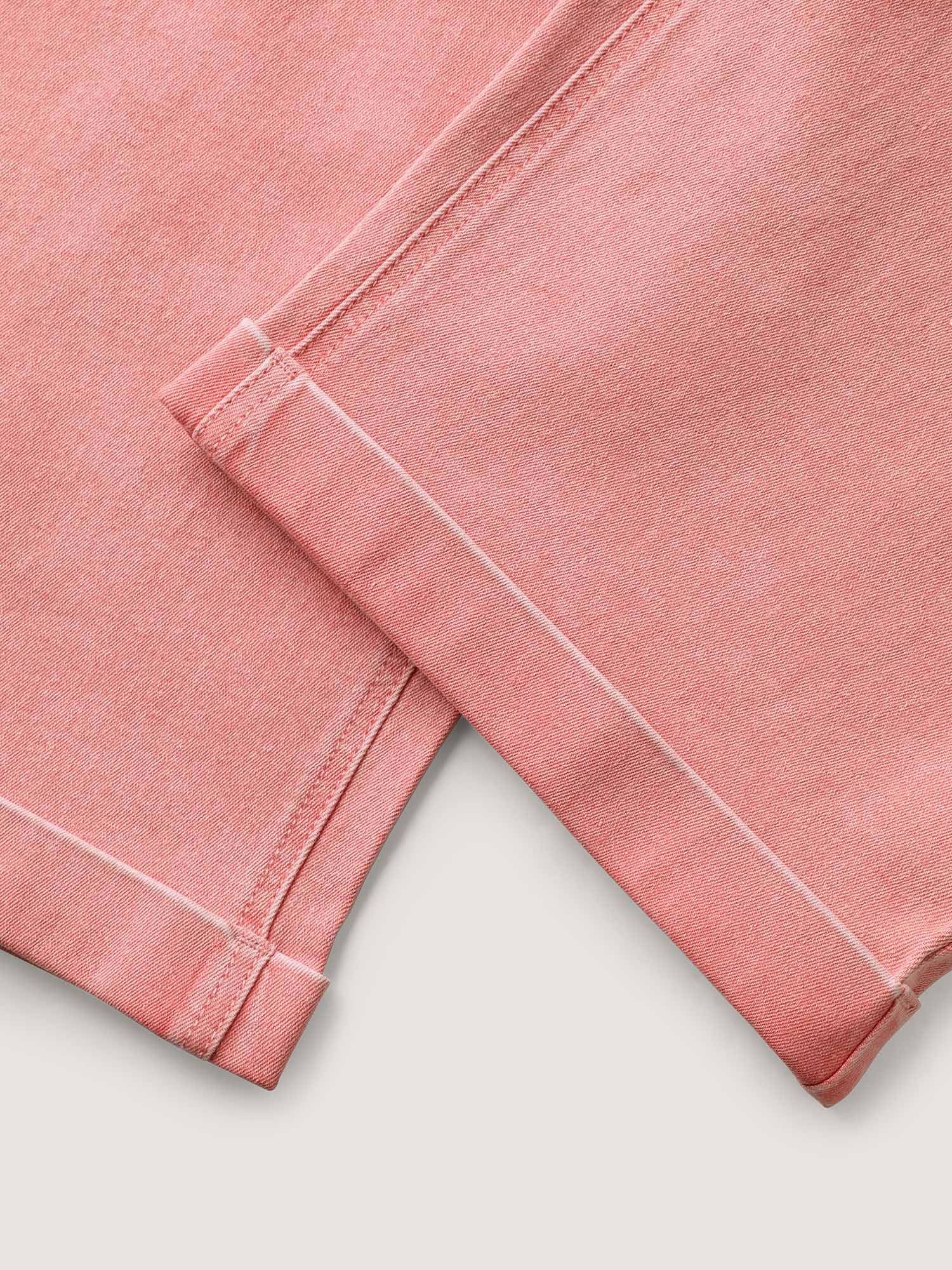 Pull-On Lace Detail Capri Straight-Leg Jeans - Image 6
