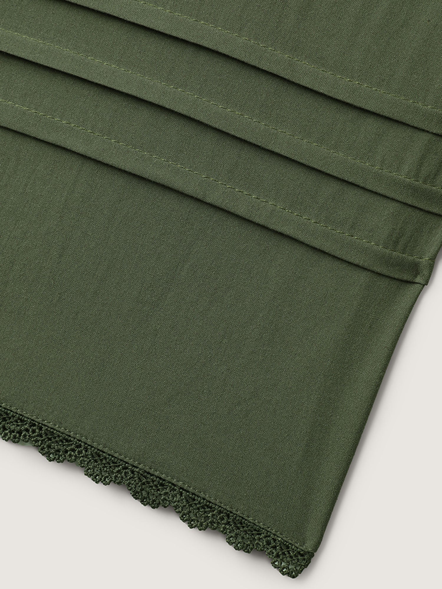 Waist Drawstring Wide-Leg Pleated Pants - Image 6