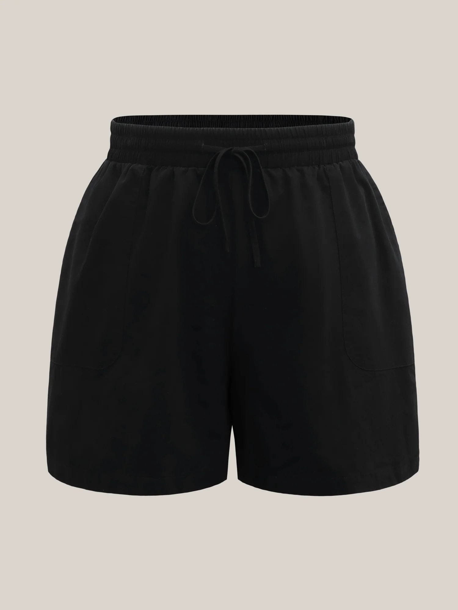 Waist-Drawstring Wide-Leg Shorts - Image 5